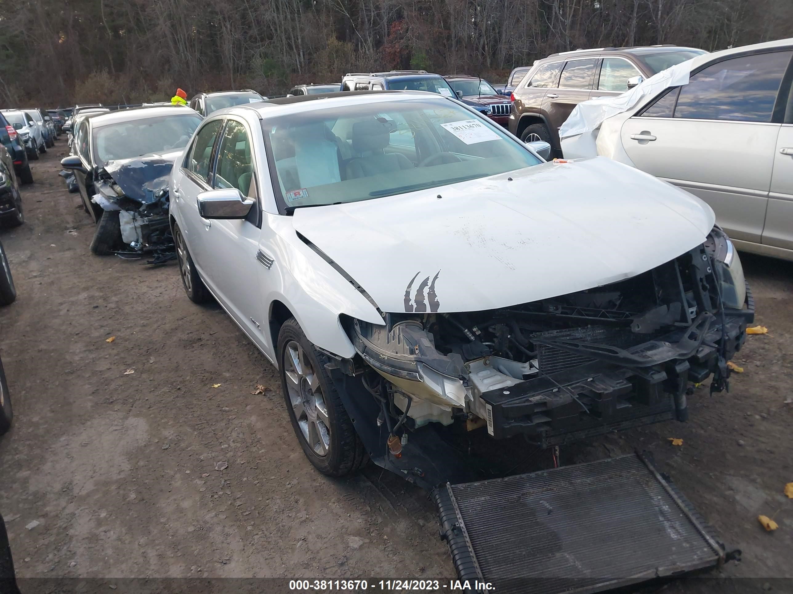 lincoln mkz 2008 3lnhm28t18r661657