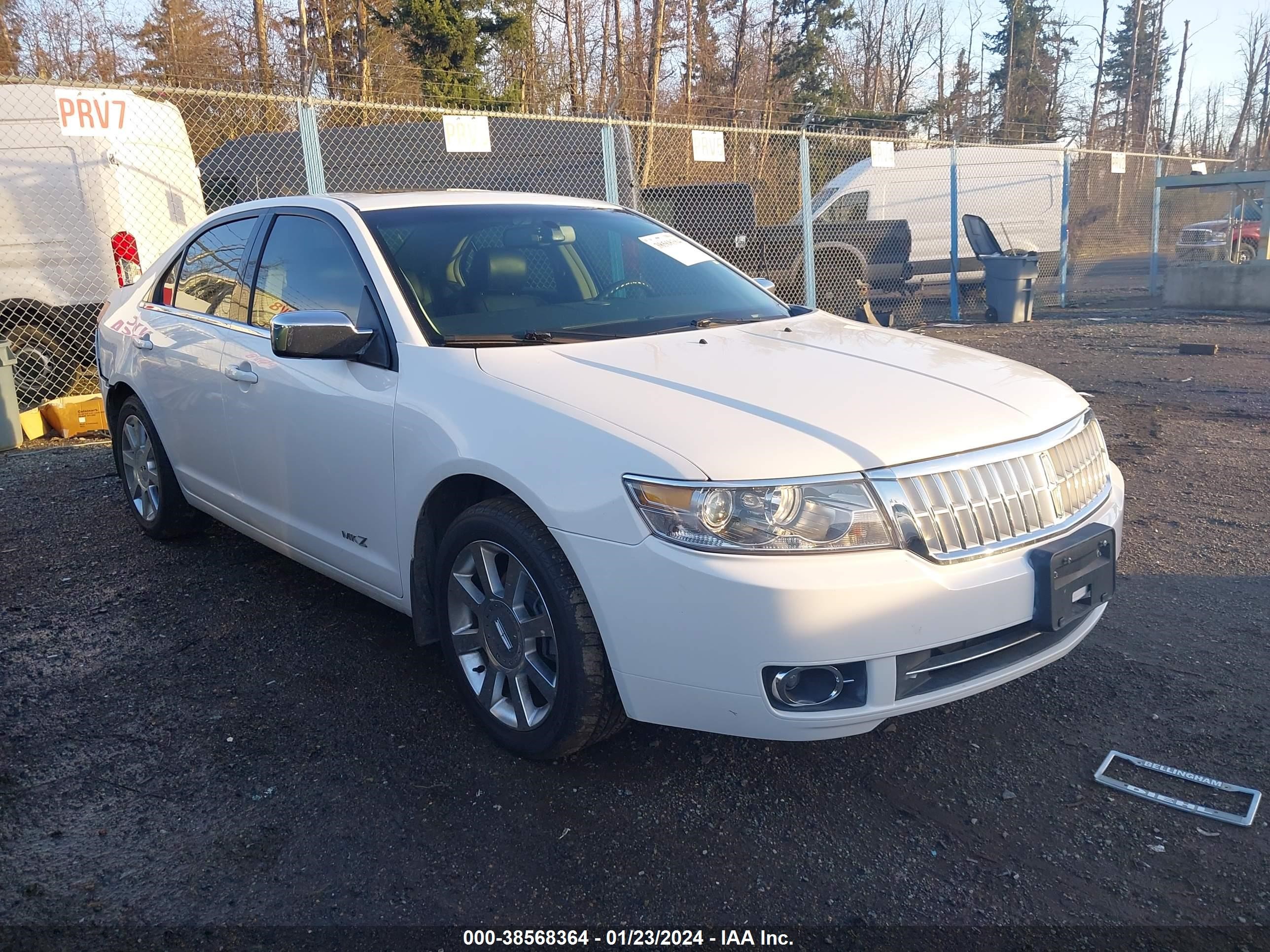 lincoln mkz 2007 3lnhm28t27r630917