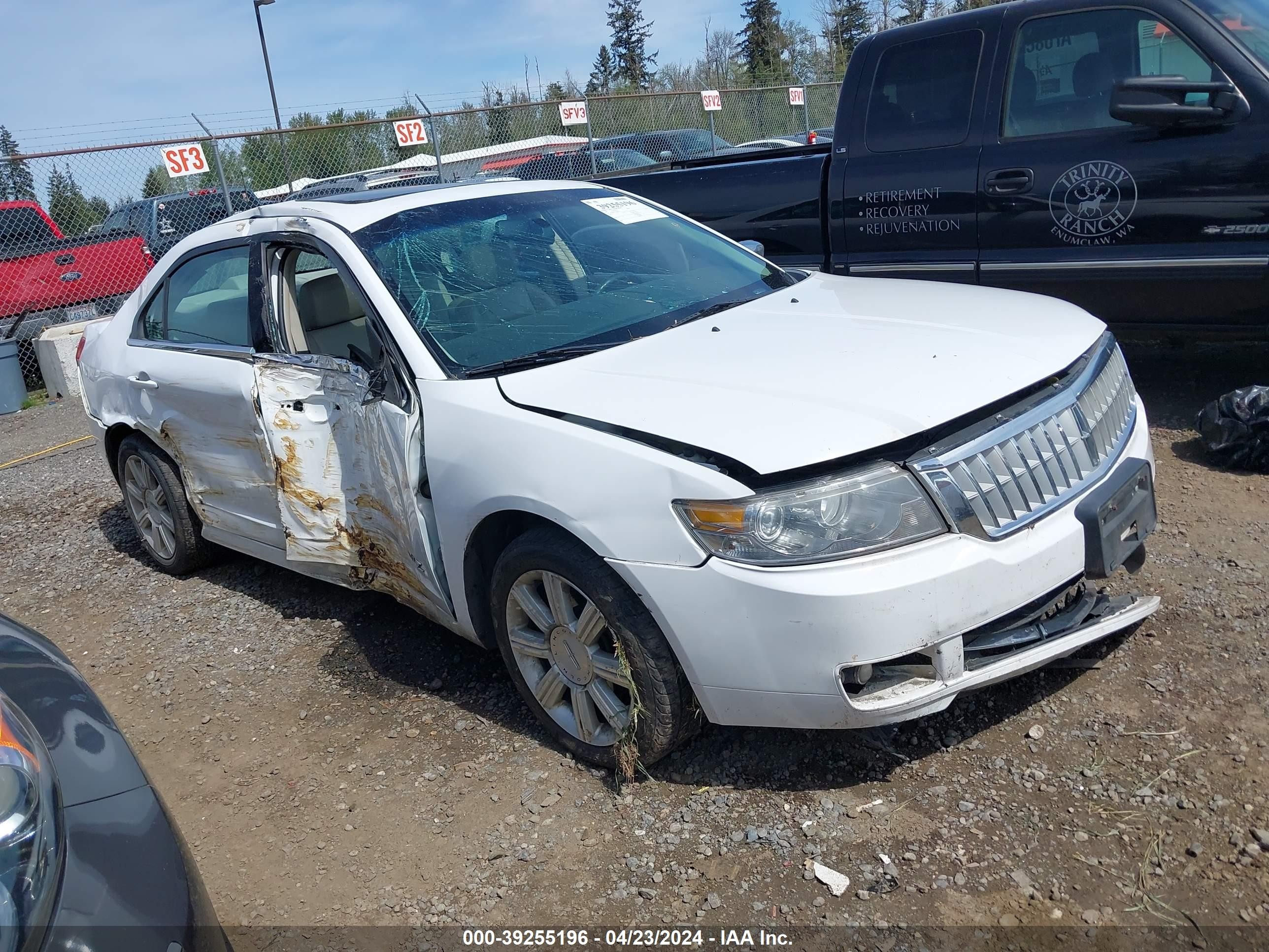 lincoln mkz 2007 3lnhm28t27r635115