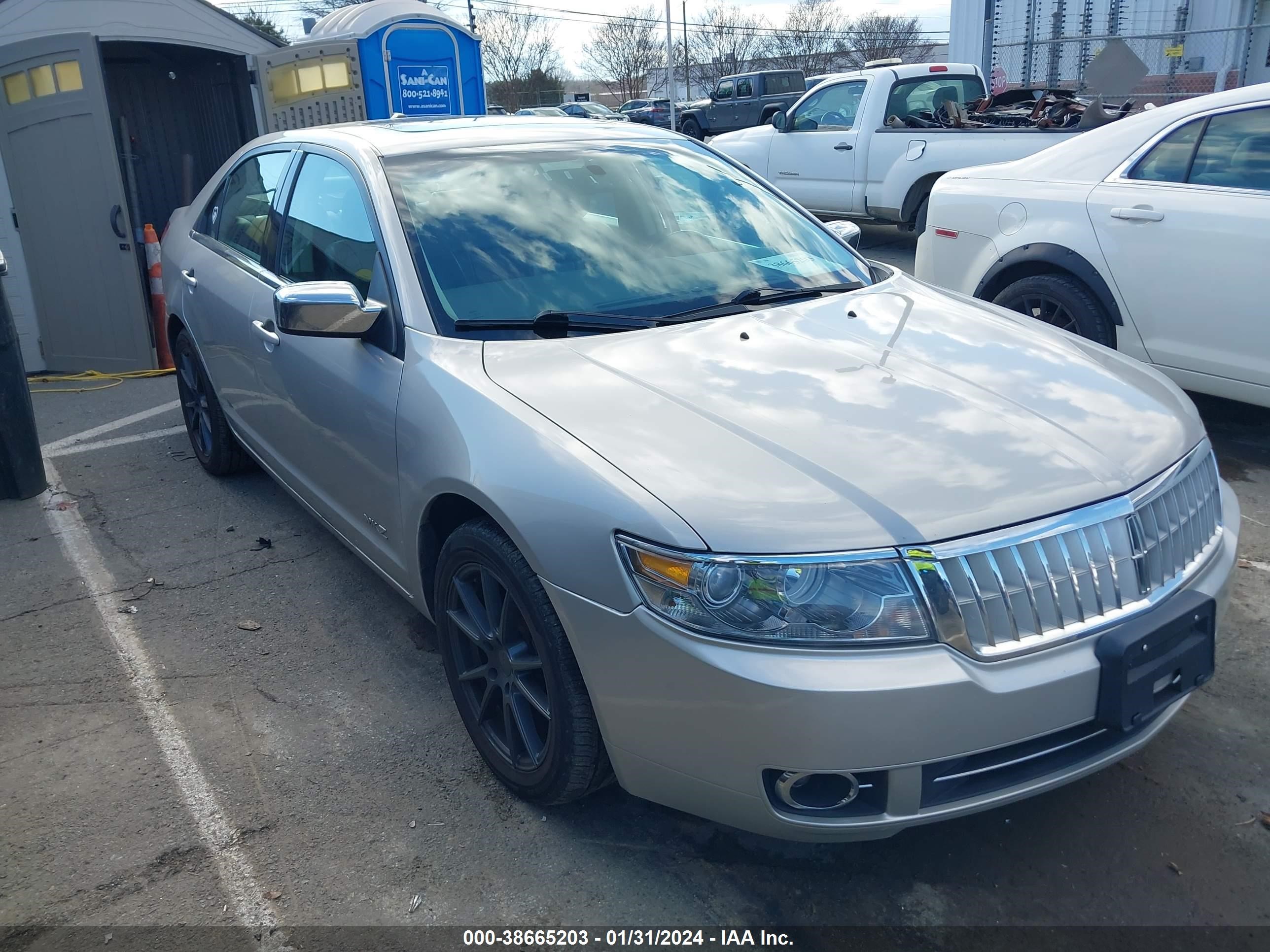 lincoln mkz 2007 3lnhm28t57r658209