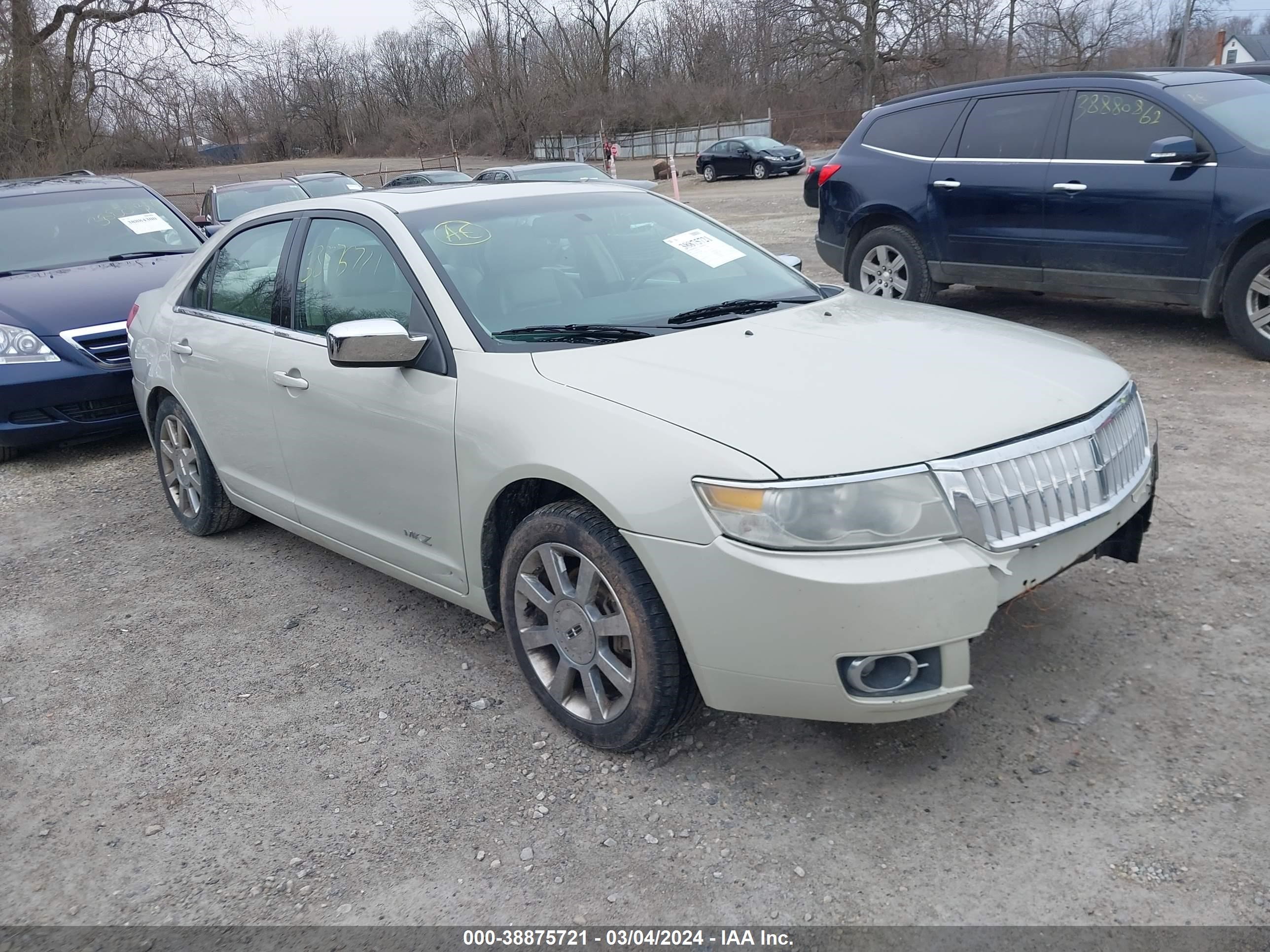 lincoln mkz 2007 3lnhm28t77r612669