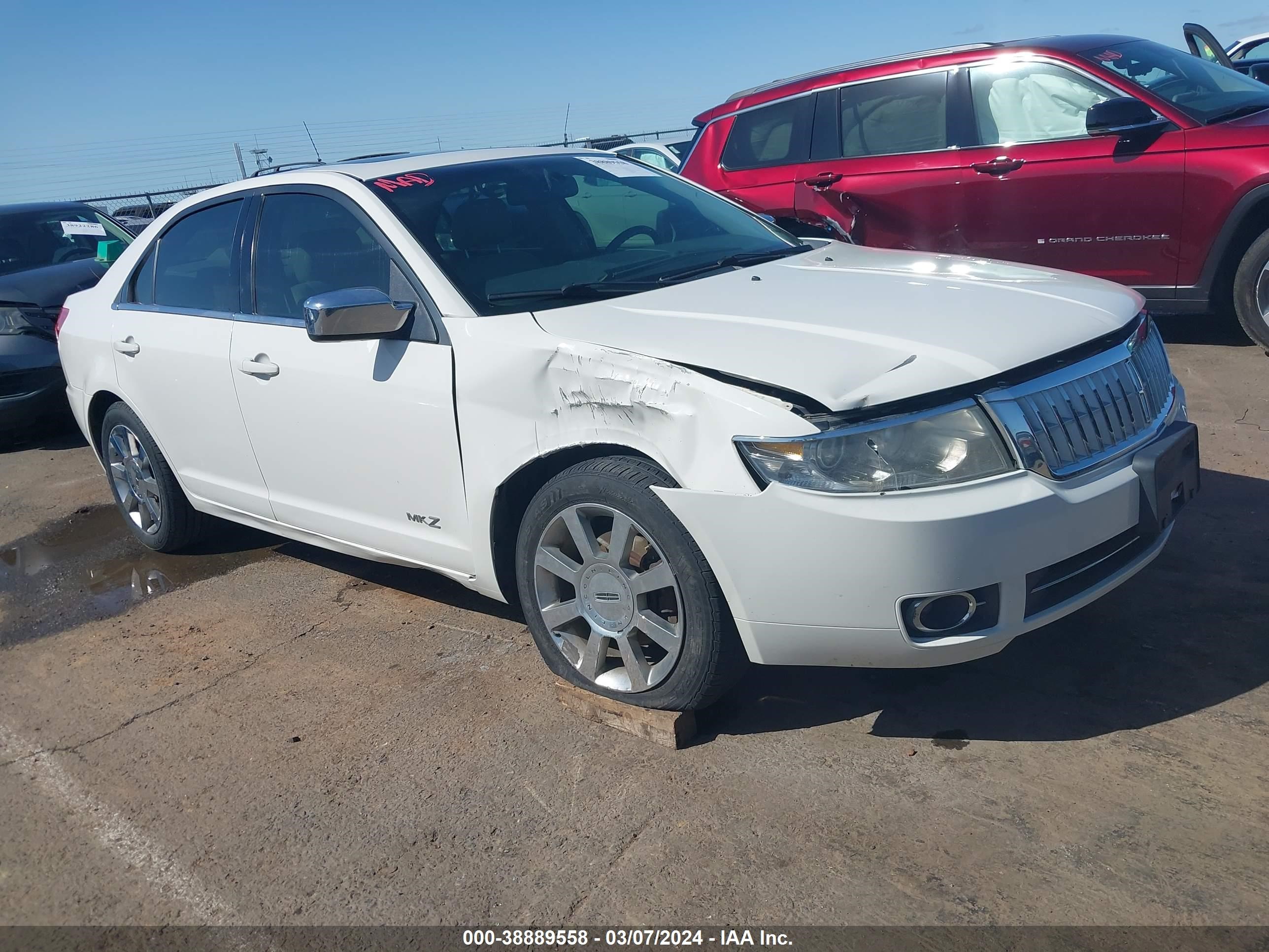 lincoln mkz 2008 3lnhm28t88r611810