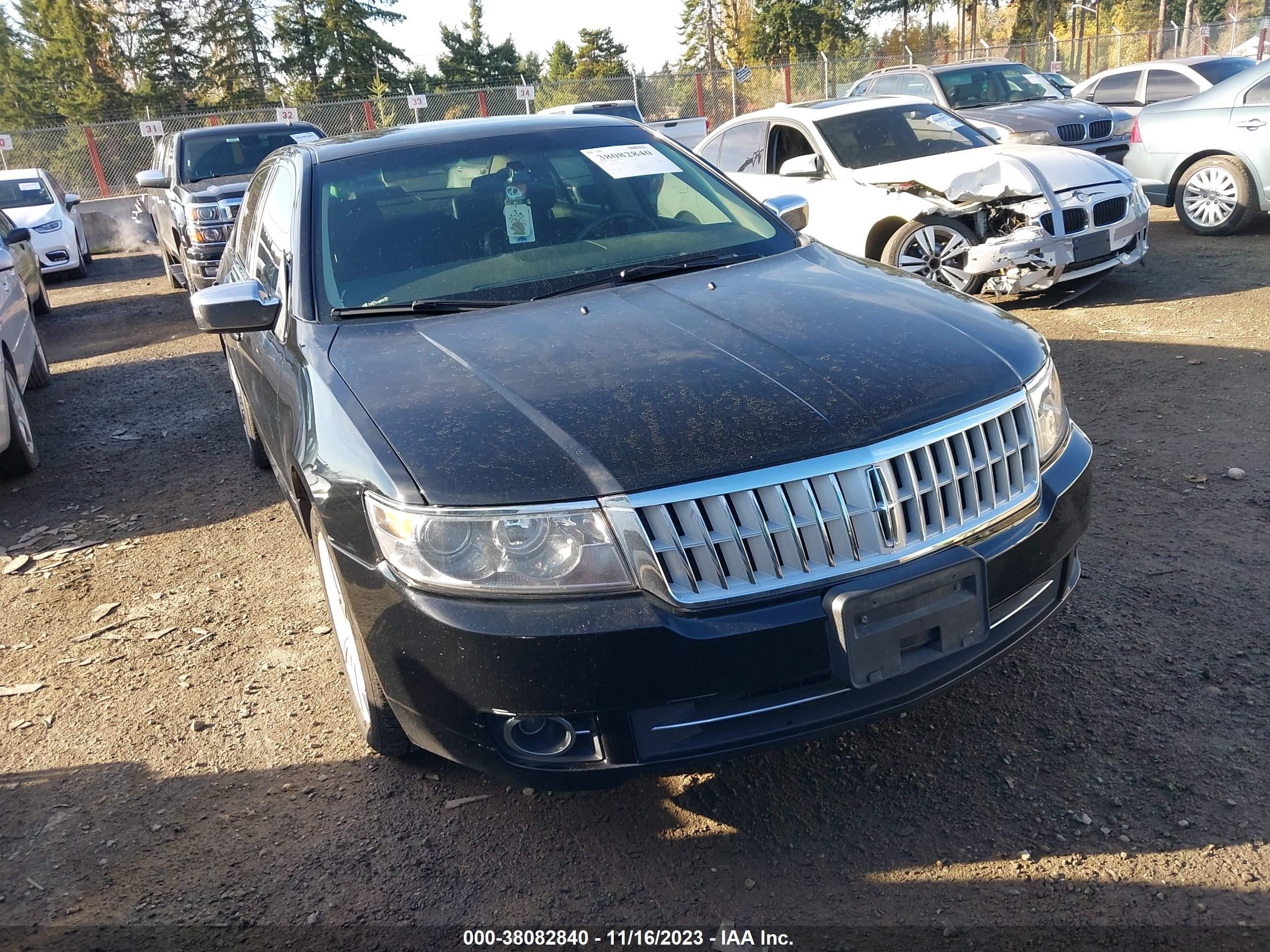 lincoln mkz 2007 3lnhm28t97r612480