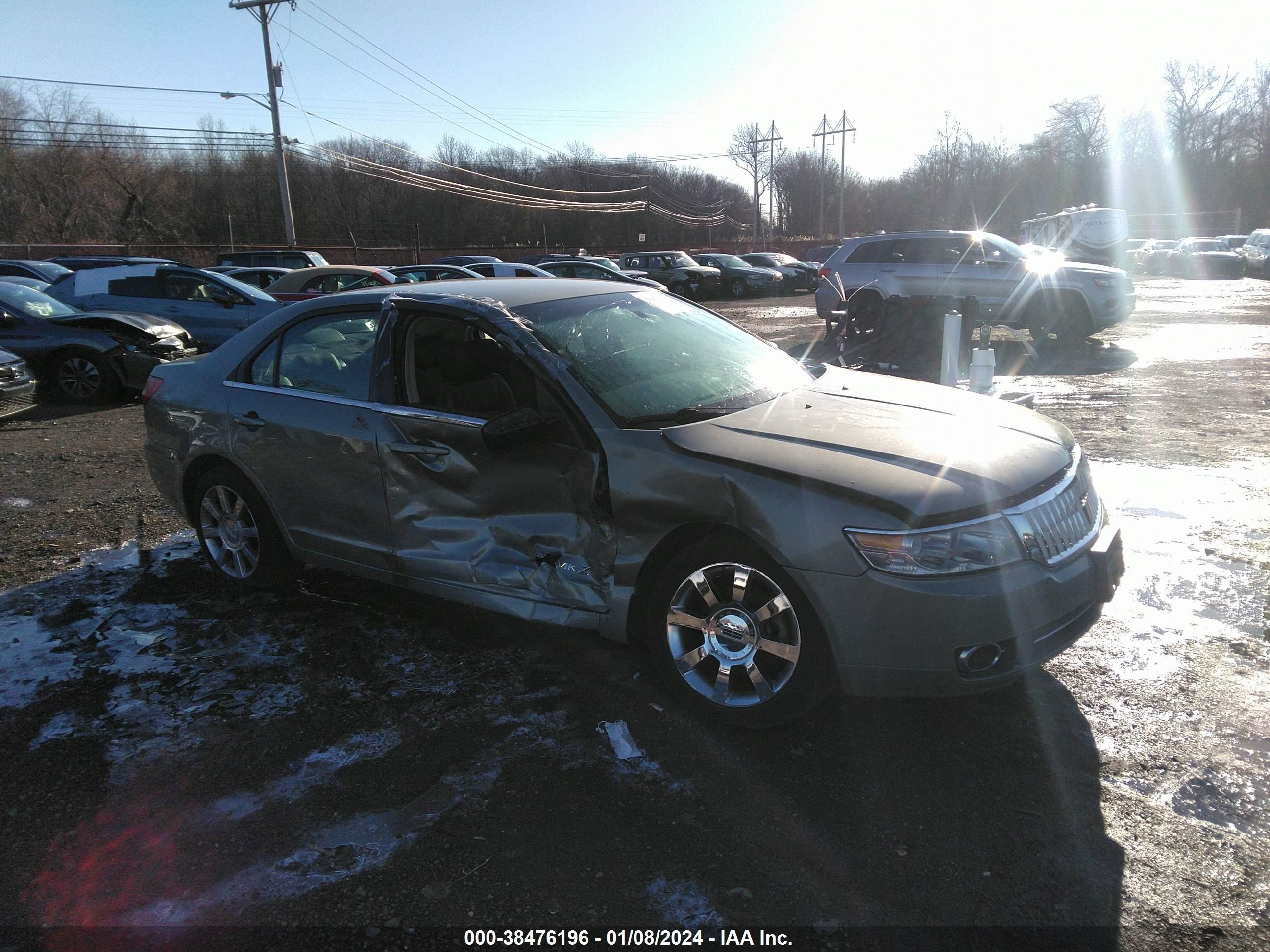 lincoln mkz 2008 3lnhm28t98r646579