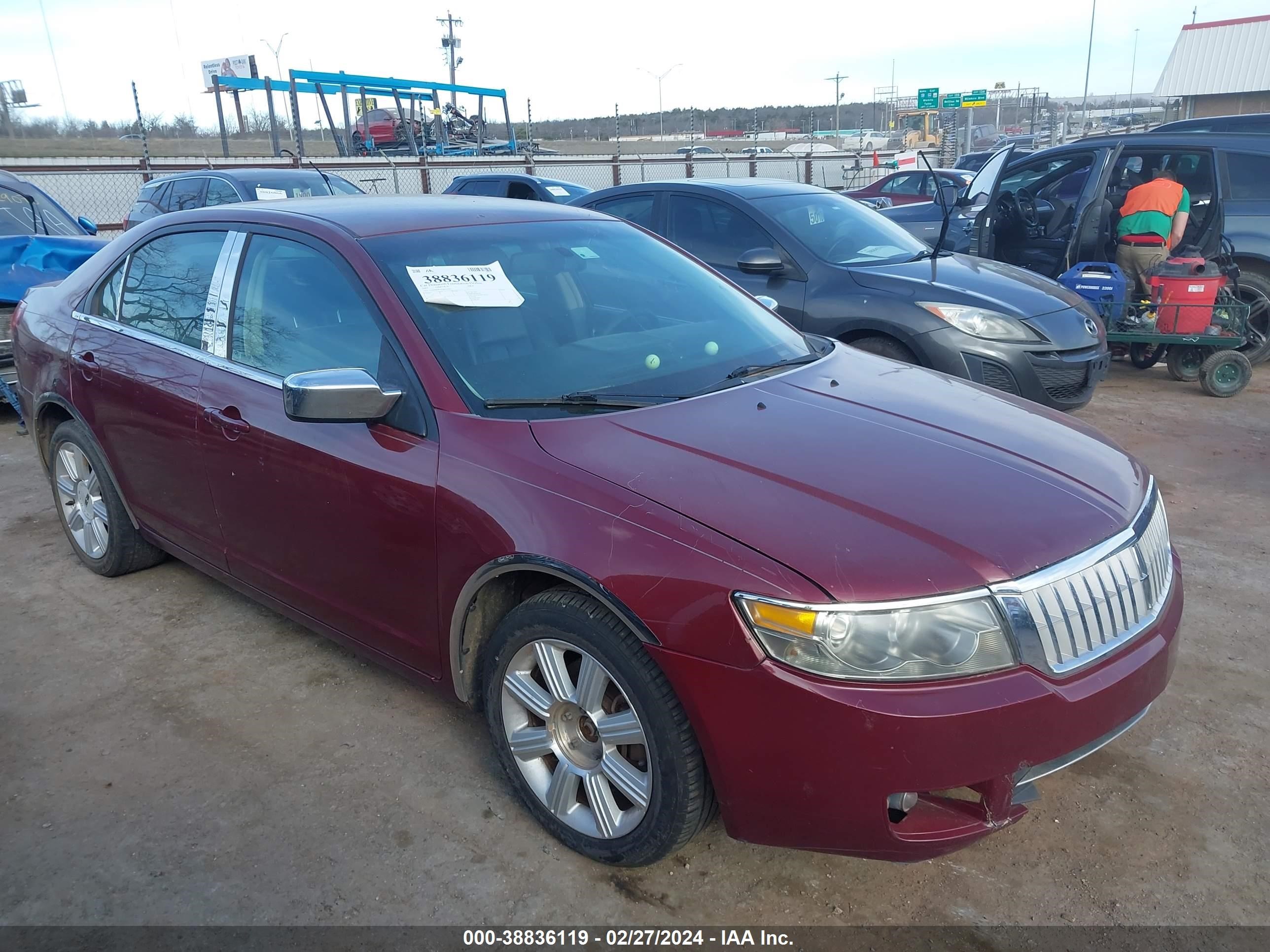 lincoln mkz 2007 3lnhm28tx7r617610