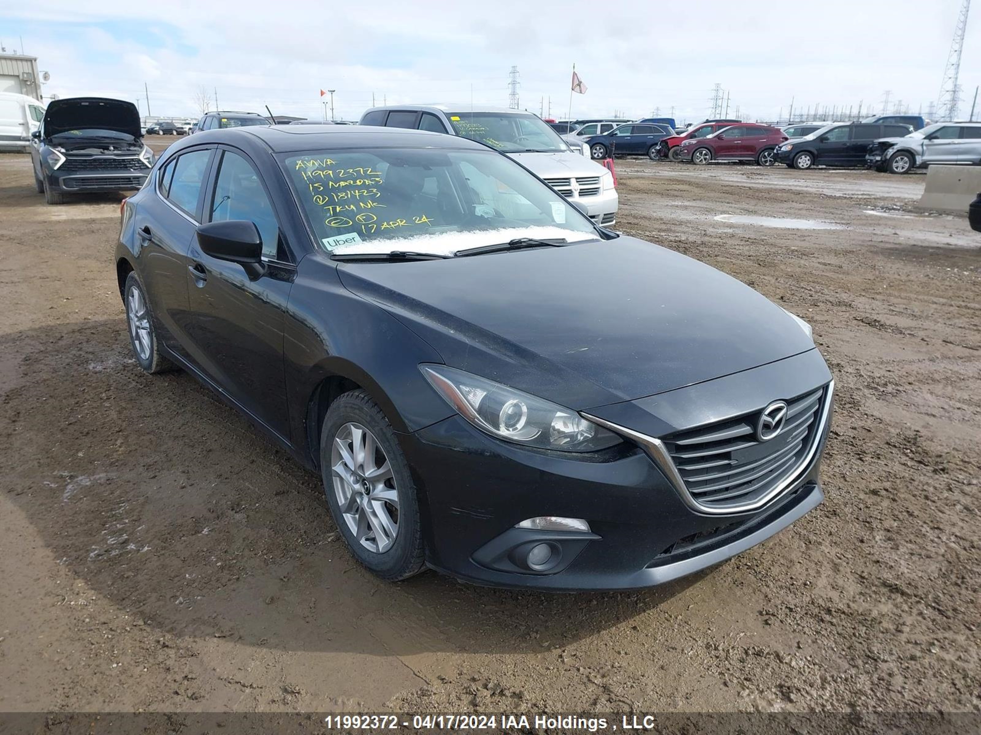 mazda 3 2015 3mzbm1l70fm181423