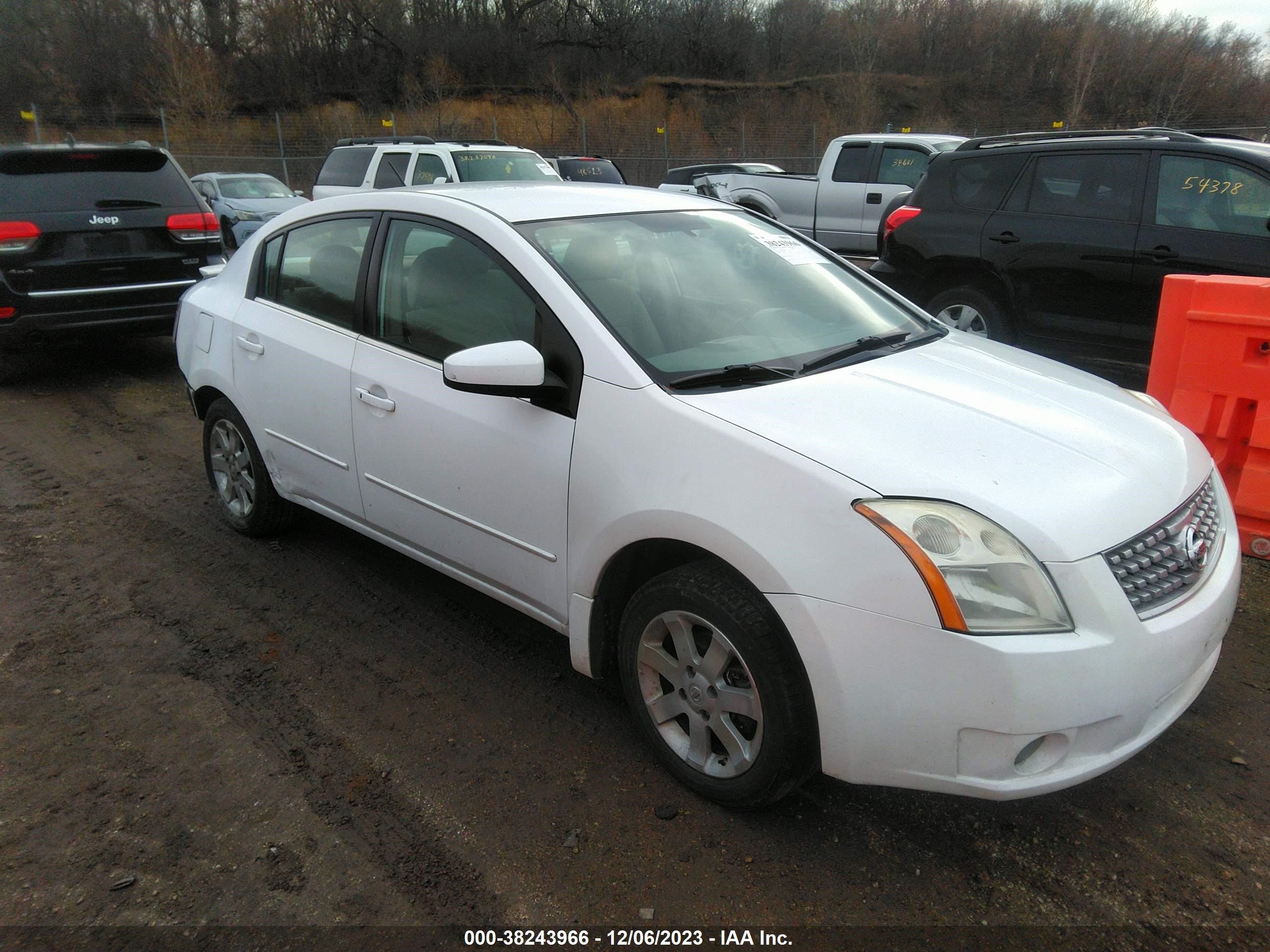 nissan sentra 2008 3n1ab61e58l684055