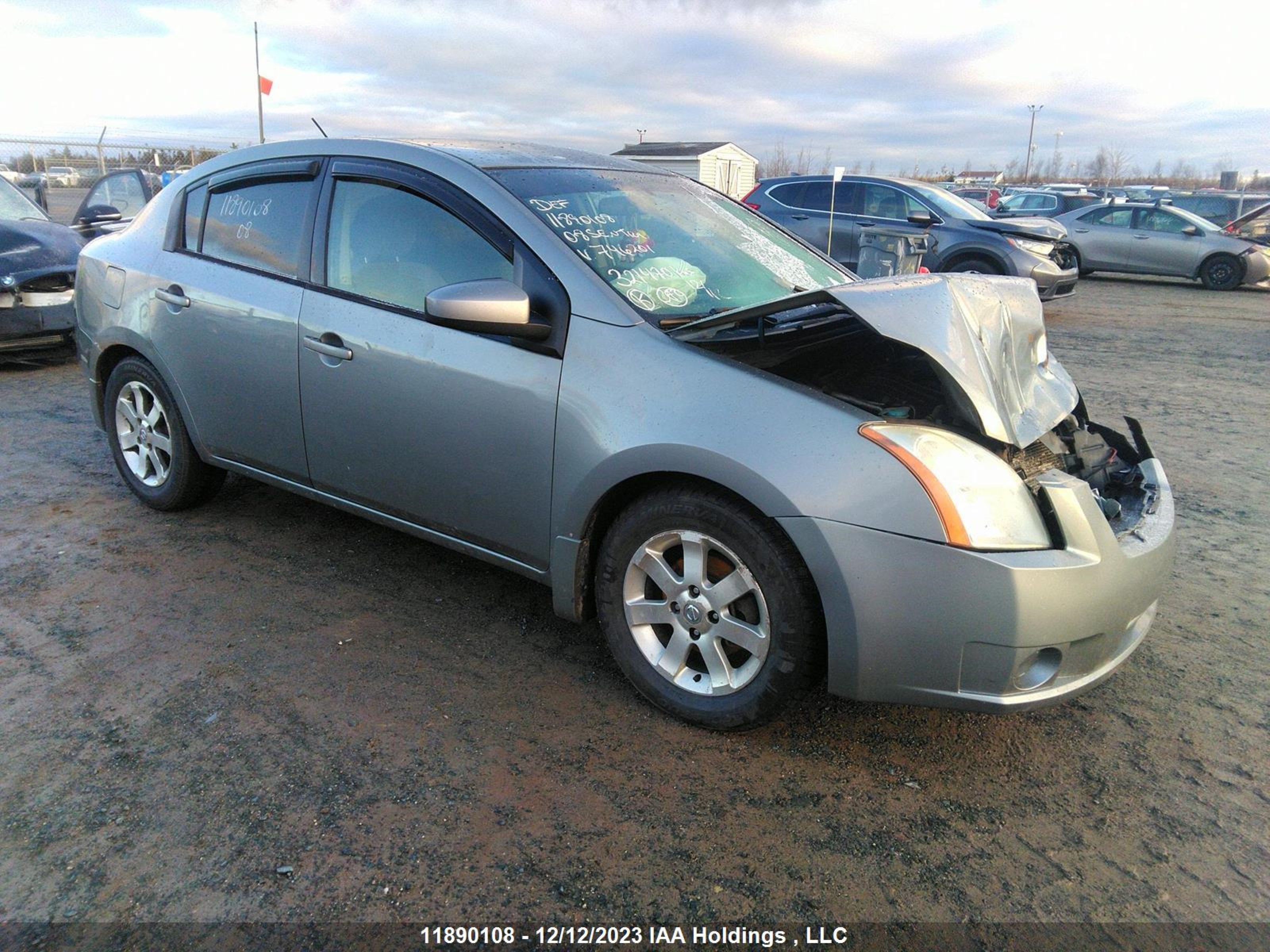 nissan sentra 2008 3n1ab61e58l746201