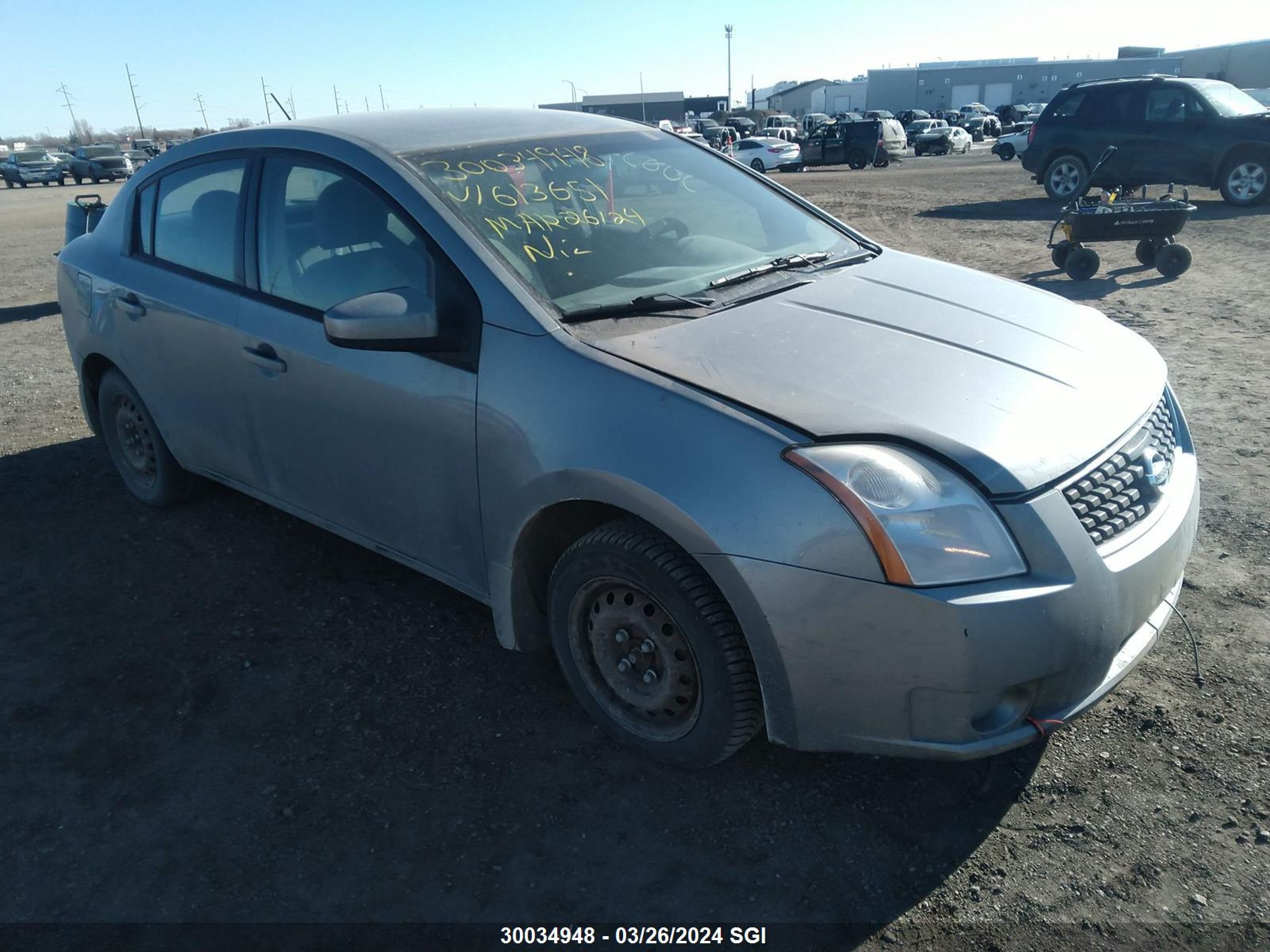 nissan sentra 2008 3n1ab61e78l613651