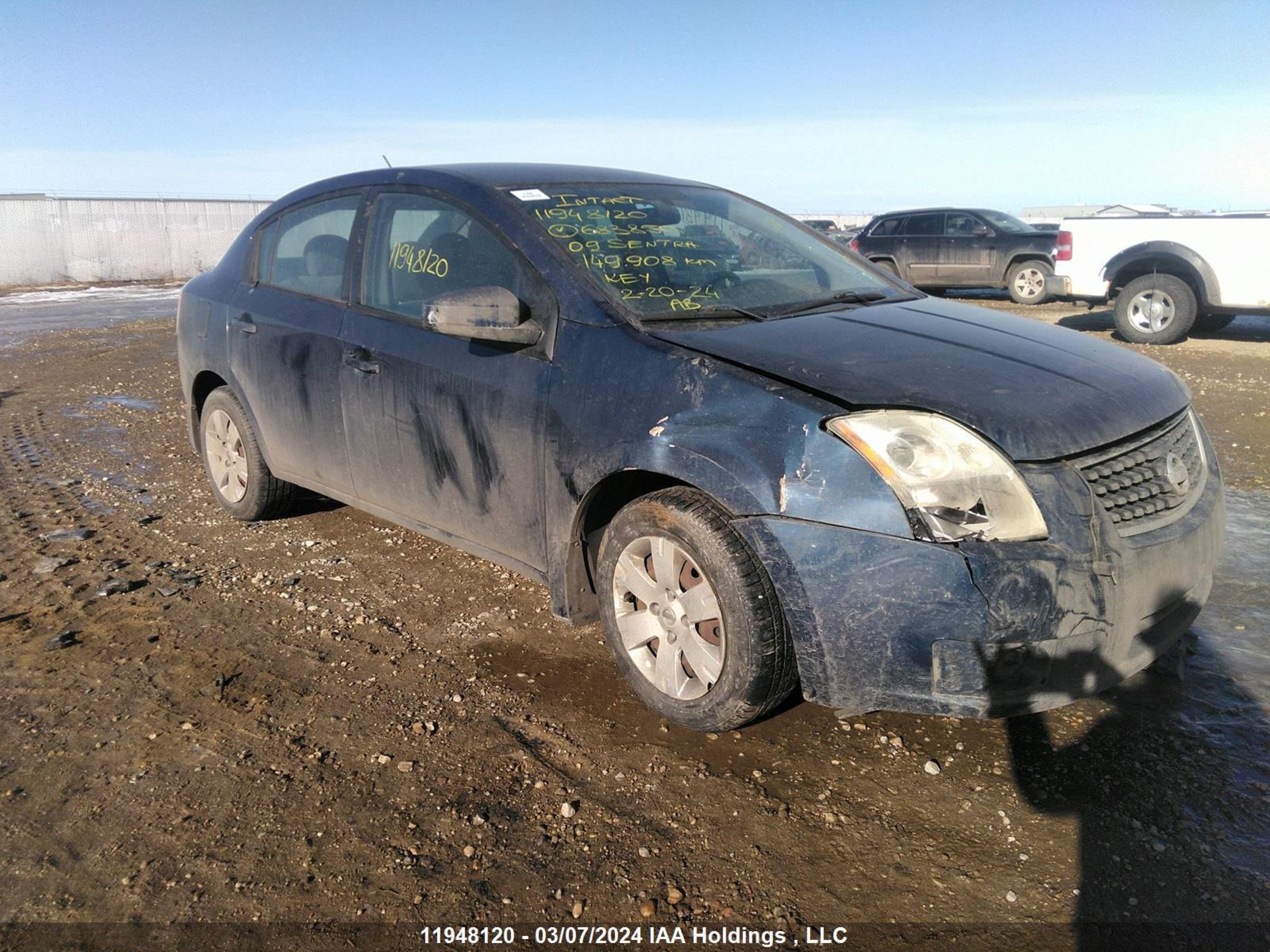 nissan sentra 2009 3n1ab61e99l683850