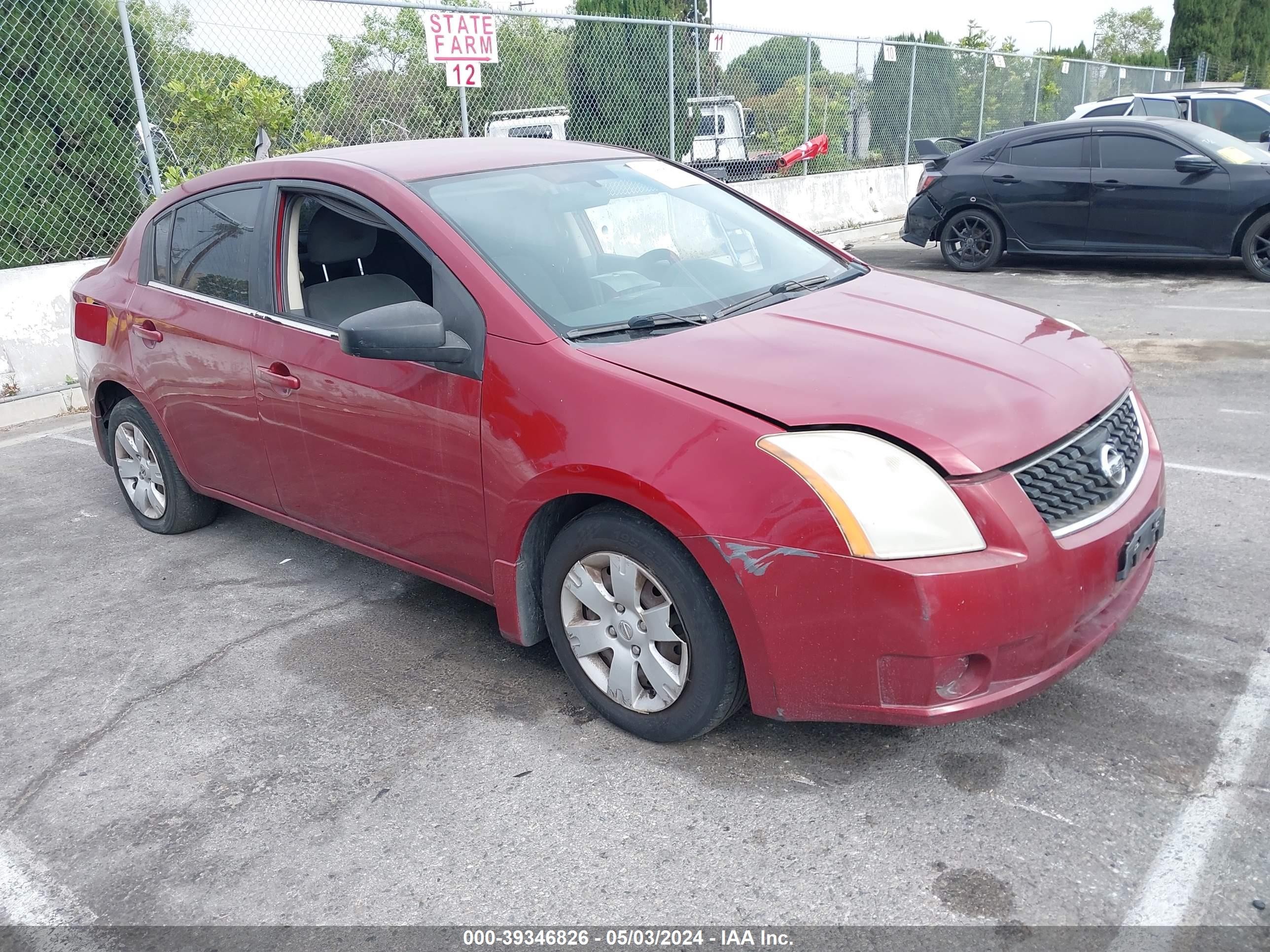 nissan sentra 2008 3n1ab61ex8l647597