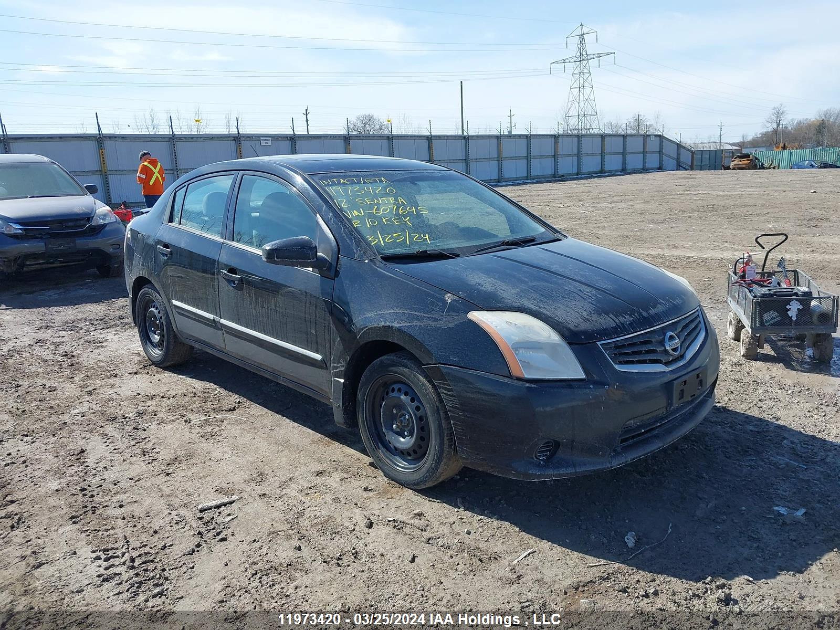 nissan sentra 2012 3n1ab6ap1cl607645