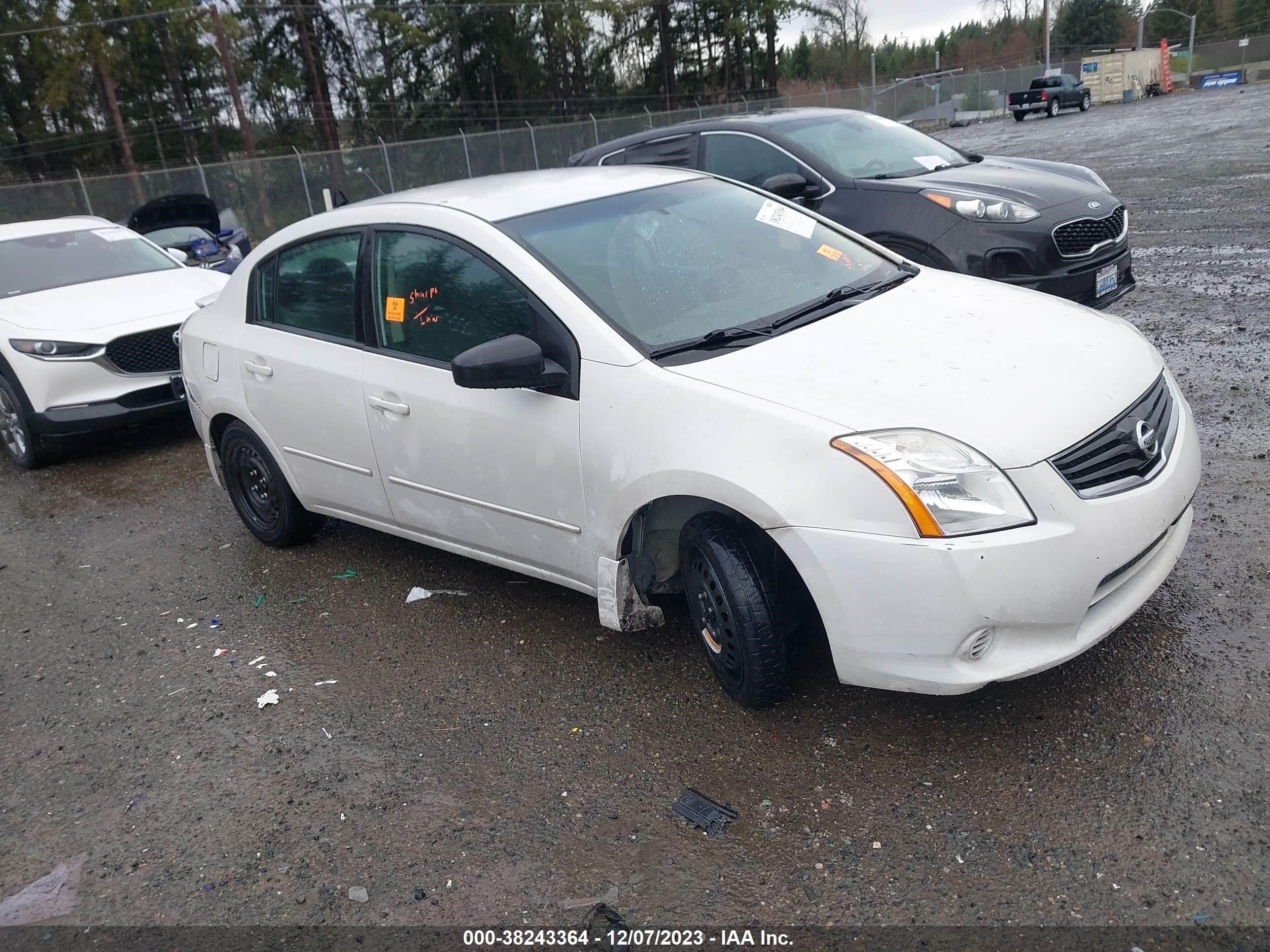 nissan sentra 2012 3n1ab6ap1cl676657