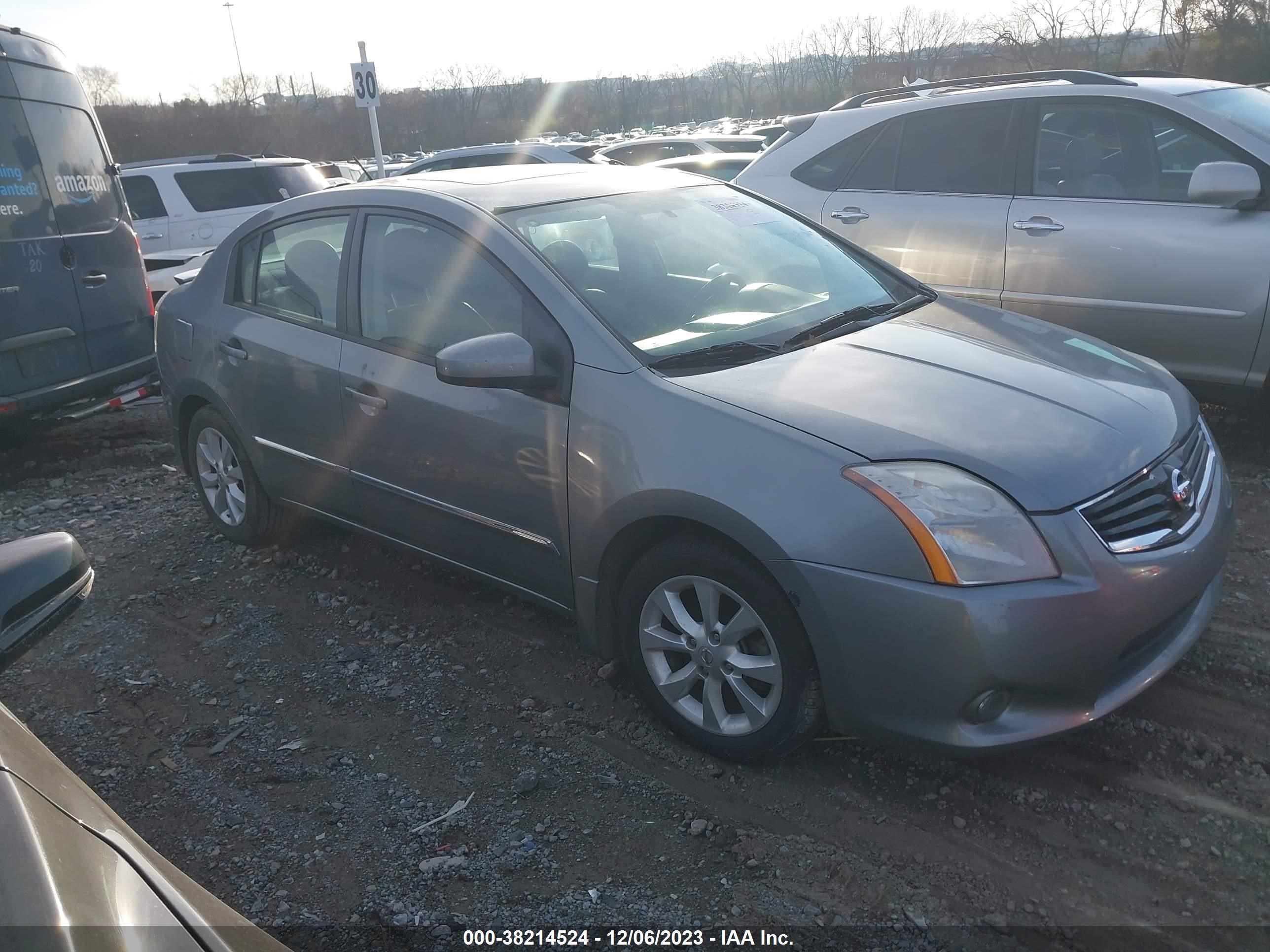 nissan sentra 2012 3n1ab6ap3cl781734