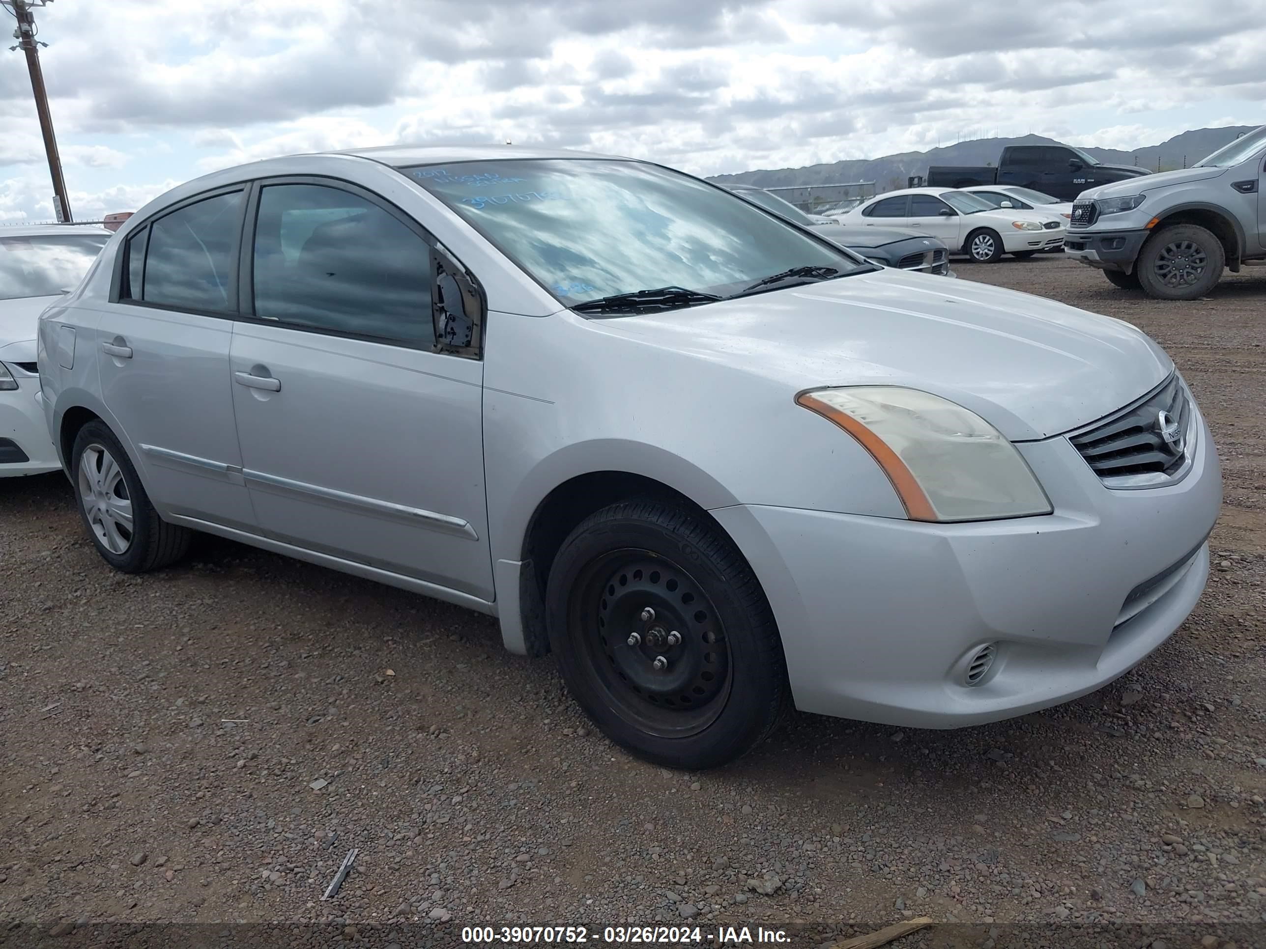 nissan sentra 2012 3n1ab6ap6cl775507