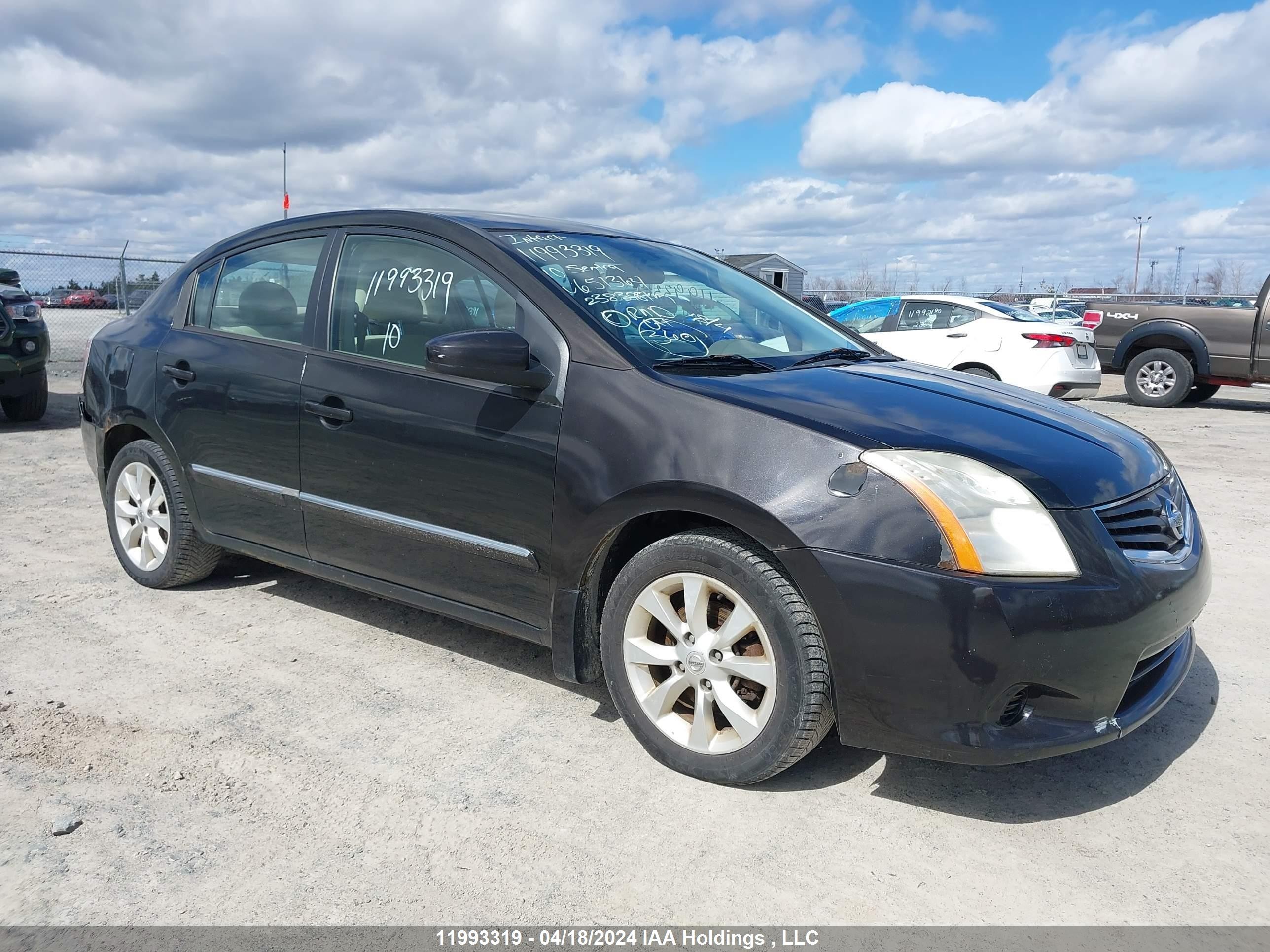 nissan sentra 2010 3n1ab6ap8al651364