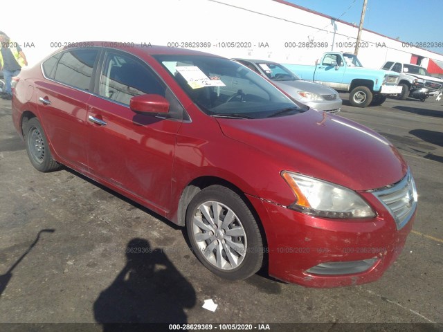 nissan sentra 2014 3n1ab7ap0el627913