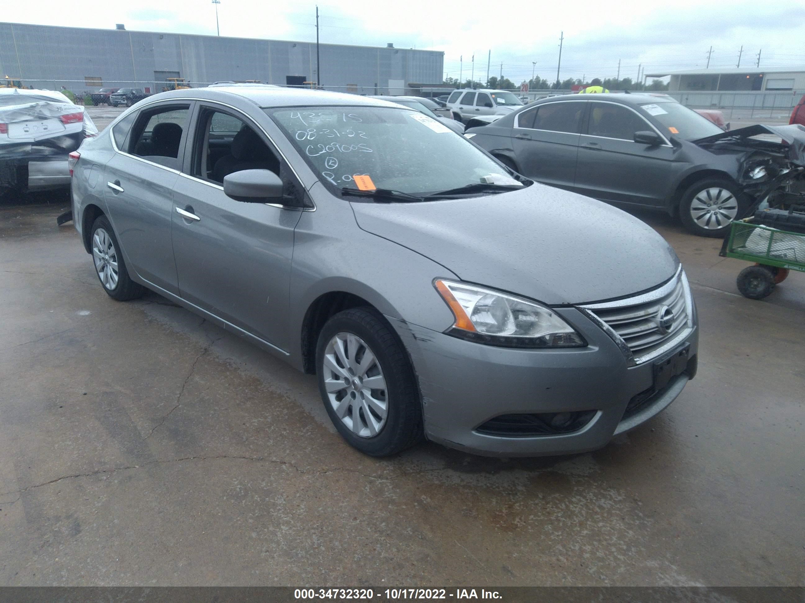 nissan sentra 2014 3n1ab7ap0el637308