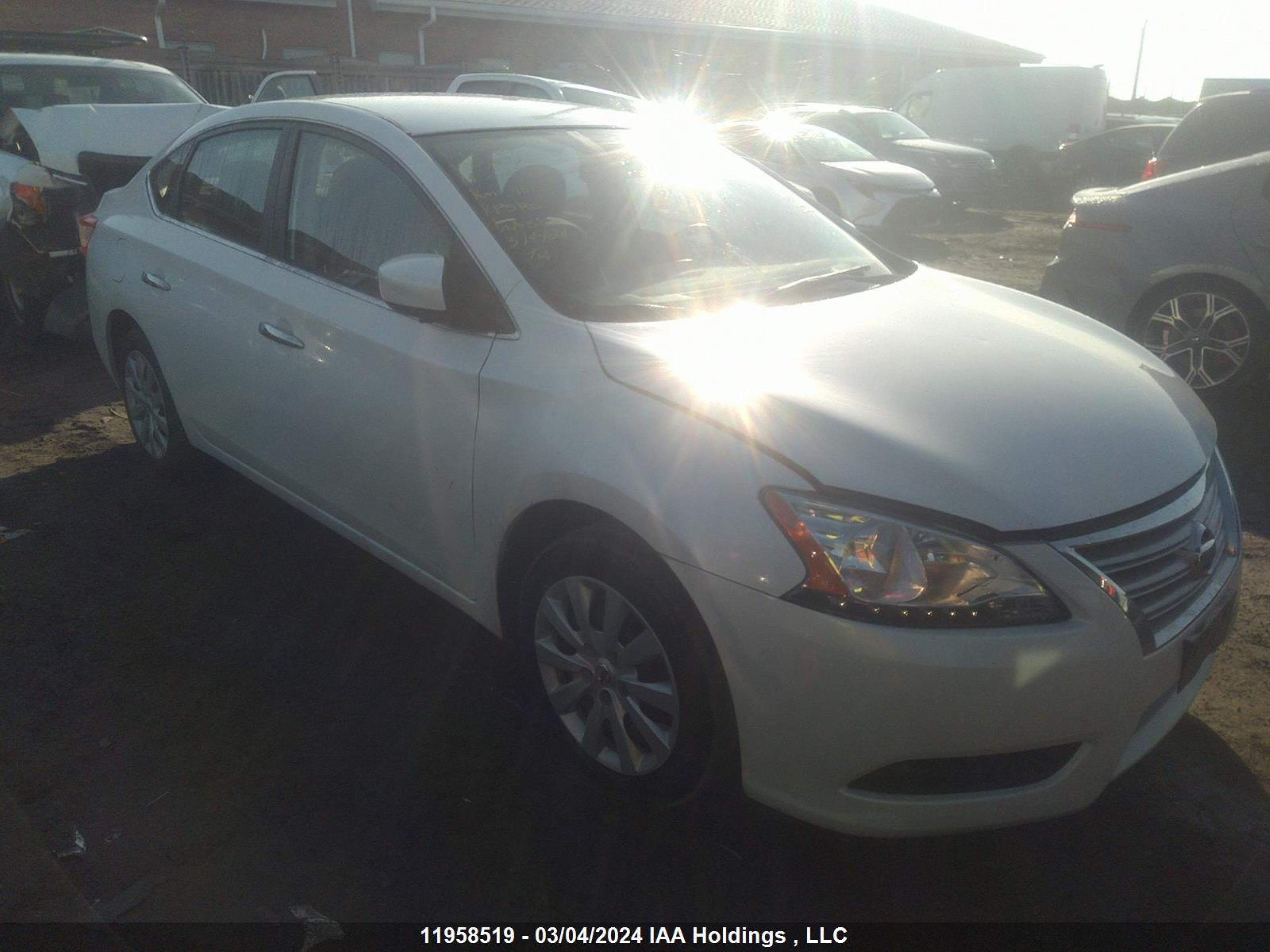 nissan sentra 2014 3n1ab7ap0el668770