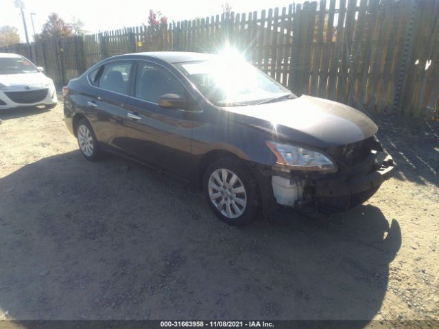 nissan sentra 2014 3n1ab7ap0ey250230