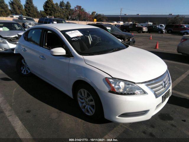 nissan sentra 2014 3n1ab7ap0ey261955