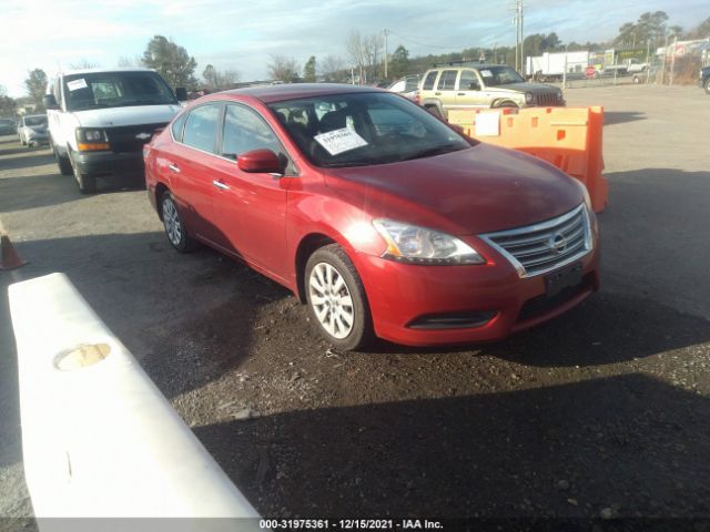 nissan sentra 2014 3n1ab7ap0ey332913