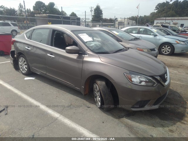 nissan sentra 2016 3n1ab7ap0gl652457