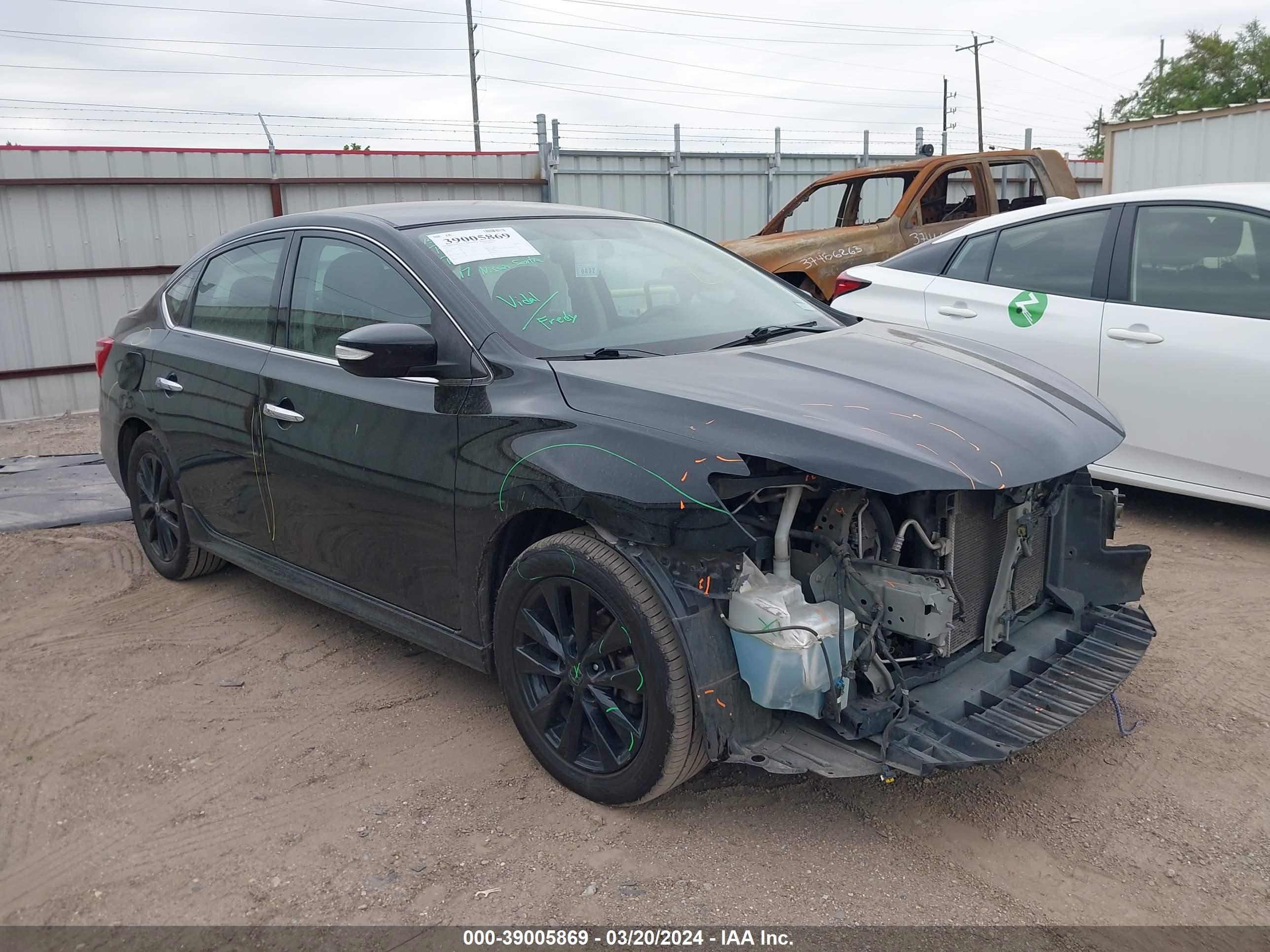 nissan sentra 2017 3n1ab7ap0hy405041