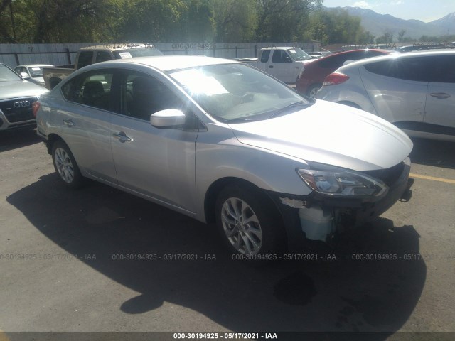 nissan sentra s 2018 3n1ab7ap0jl650490