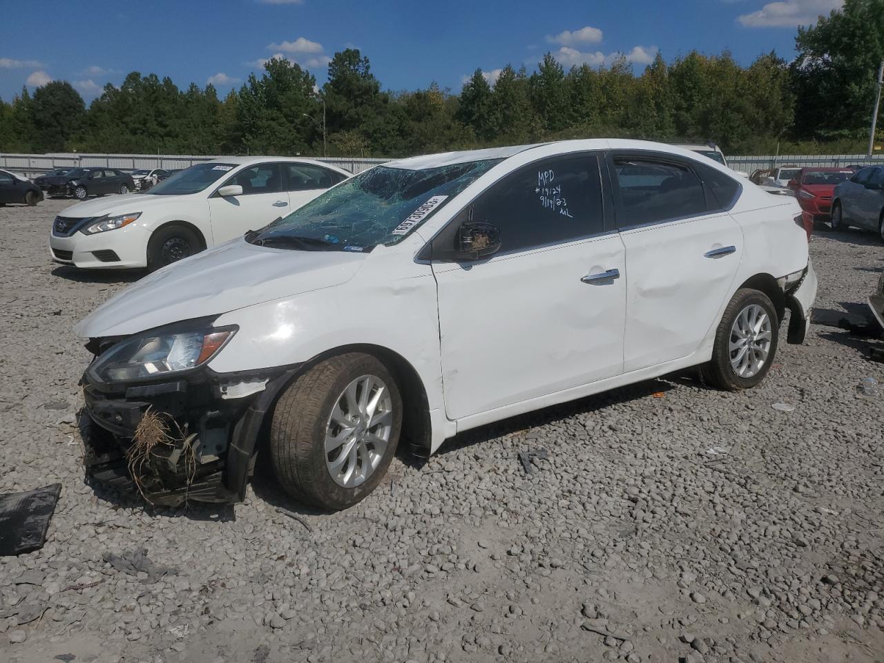 nissan sentra 2018 3n1ab7ap0jy233504