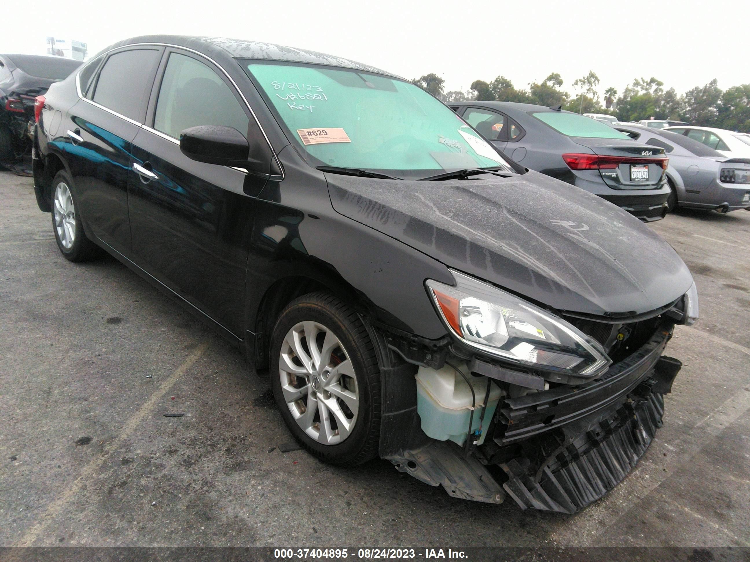 nissan sentra 2019 3n1ab7ap0ky286821