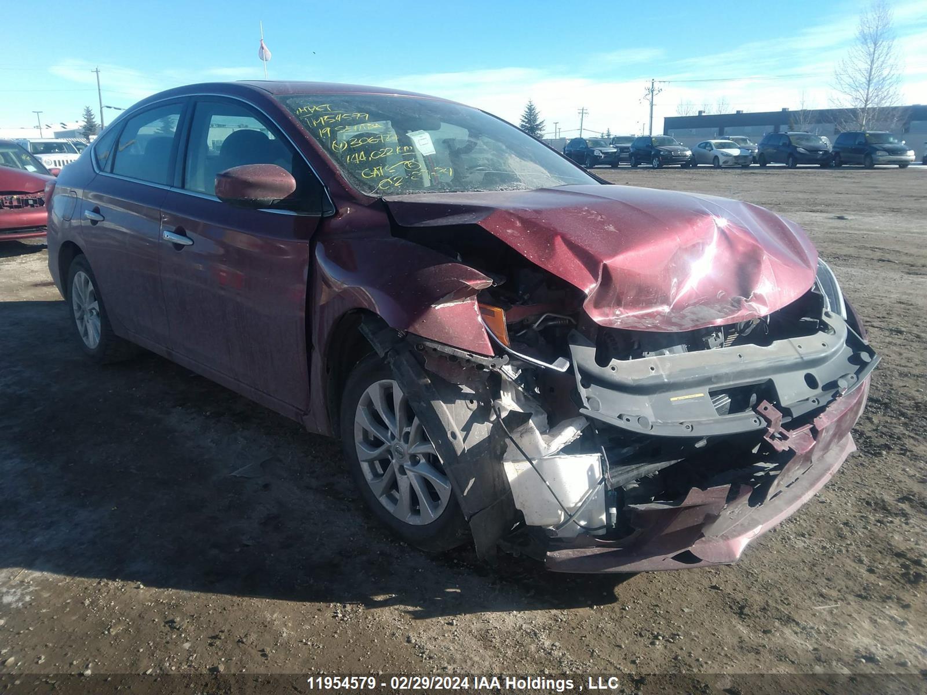 nissan sentra 2019 3n1ab7ap0ky306727