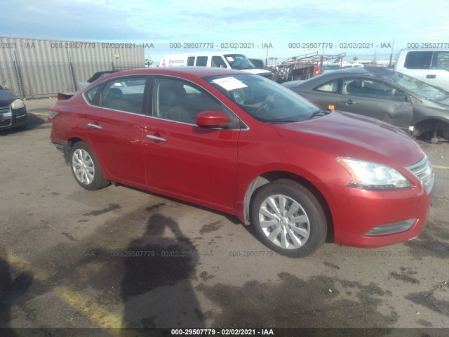 nissan sentra 2014 3n1ab7ap1el646289