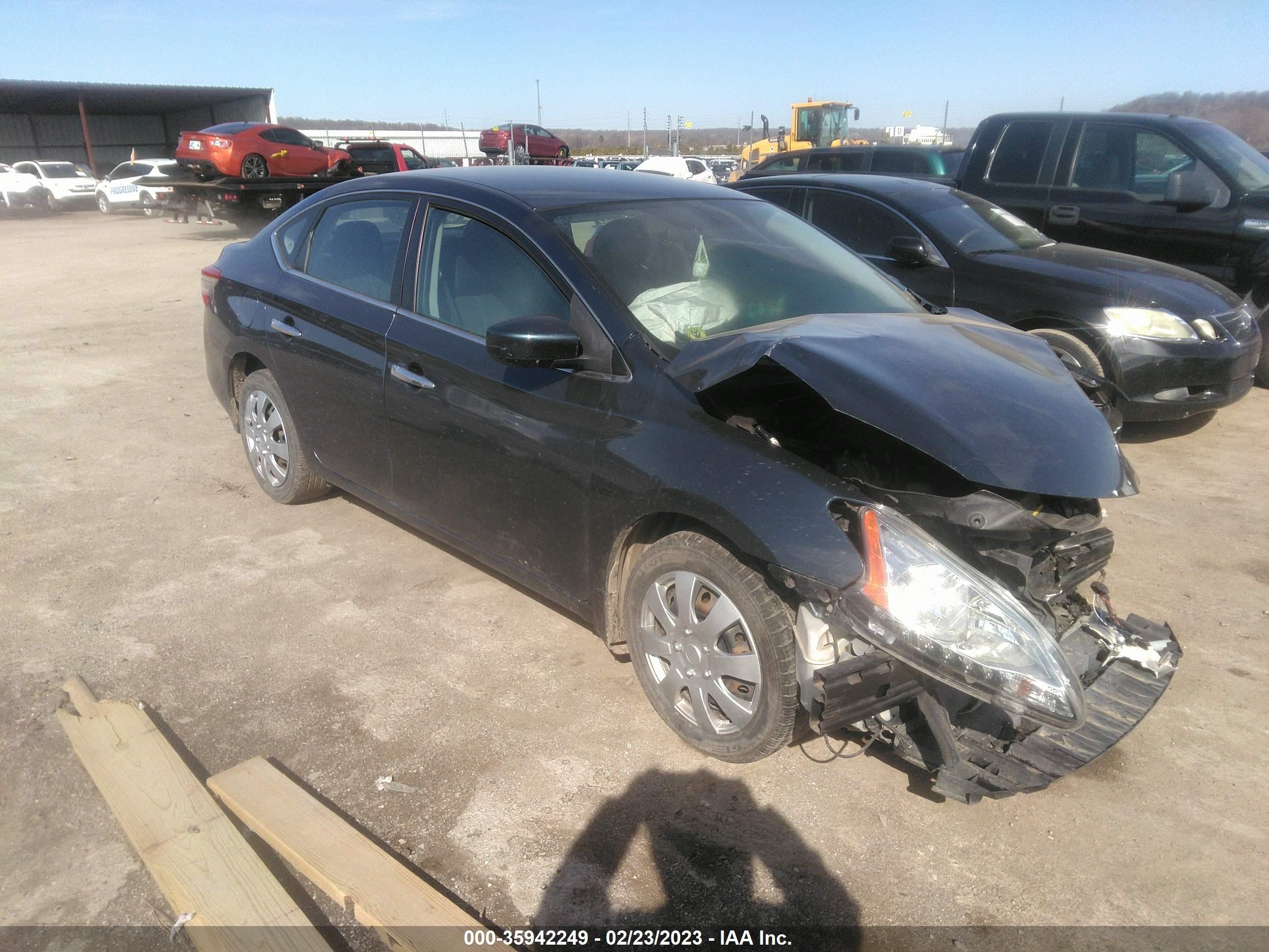 nissan sentra 2014 3n1ab7ap1el667398