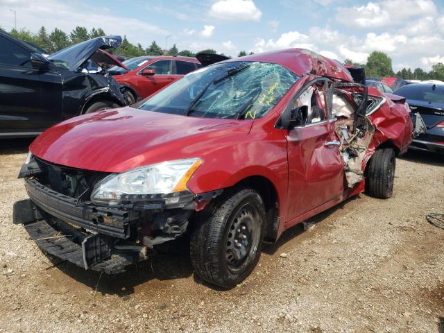 nissan sentra s 2014 3n1ab7ap1el684962