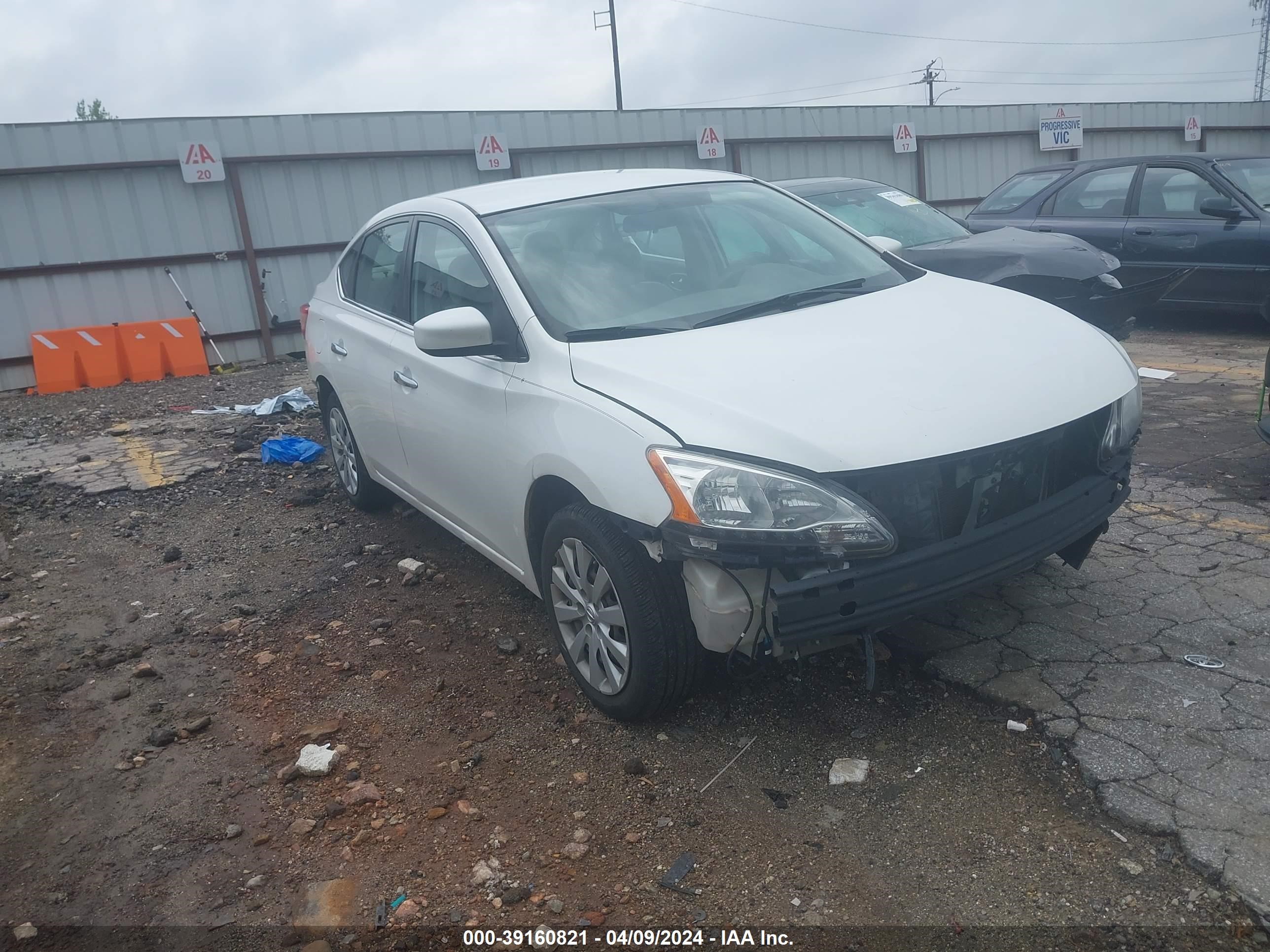 nissan sentra 2014 3n1ab7ap1el686291