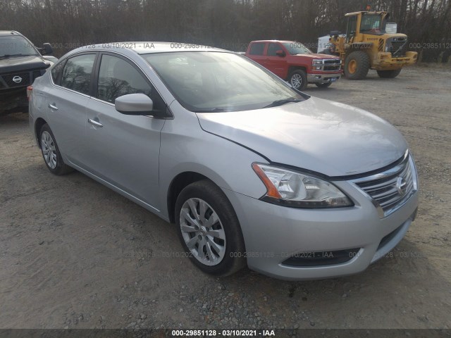 nissan sentra 2014 3n1ab7ap1ey209153