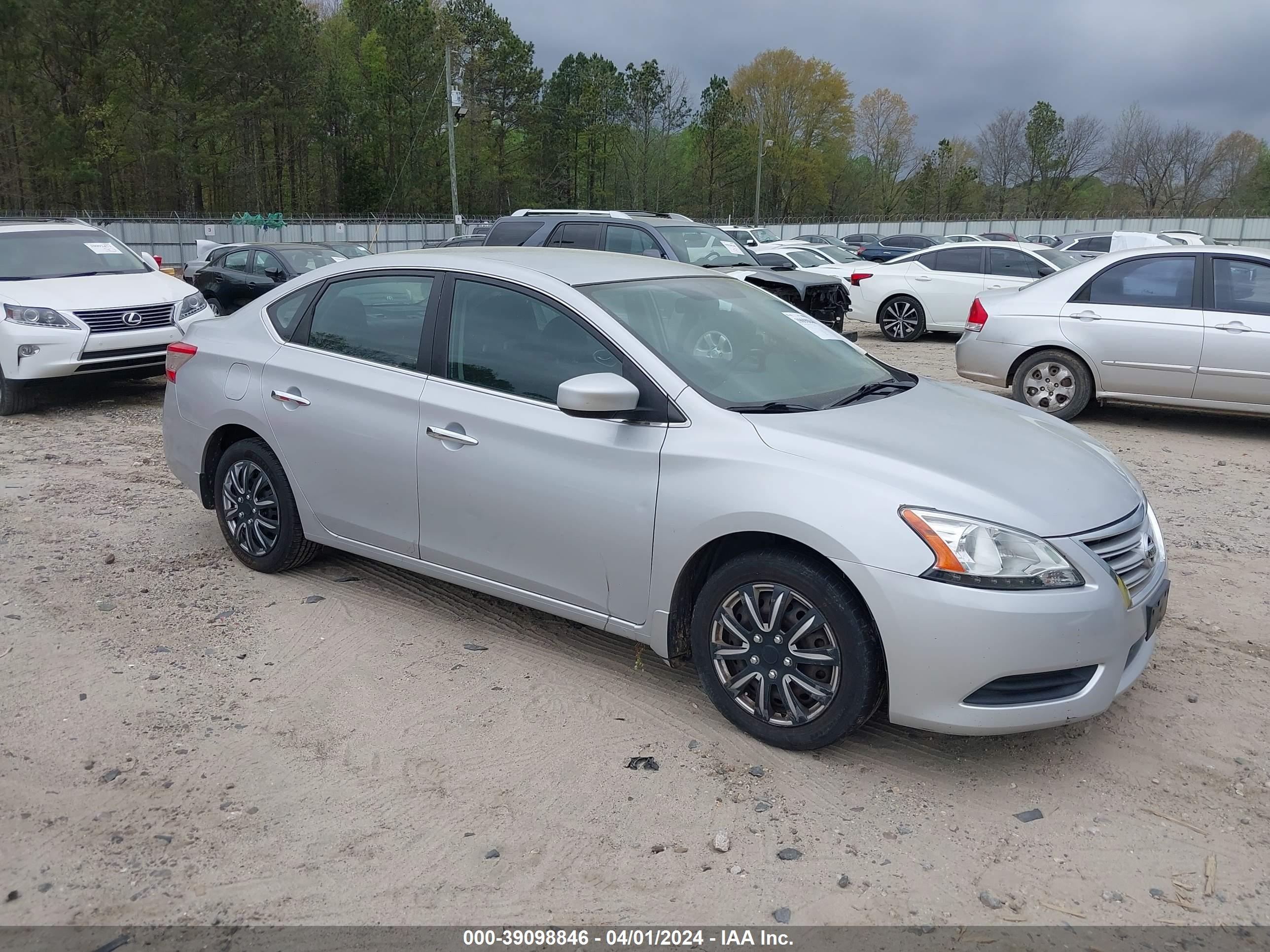 nissan sentra 2014 3n1ab7ap1ey216653