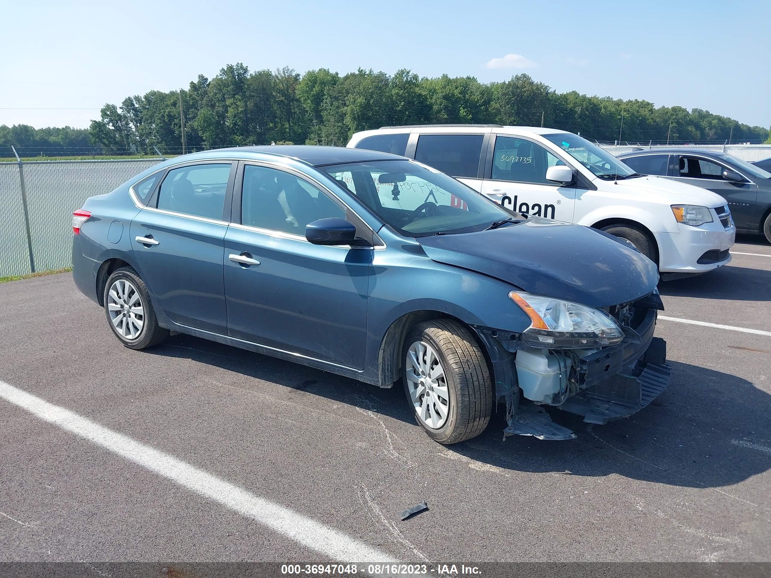 nissan sentra 2014 3n1ab7ap1ey237597