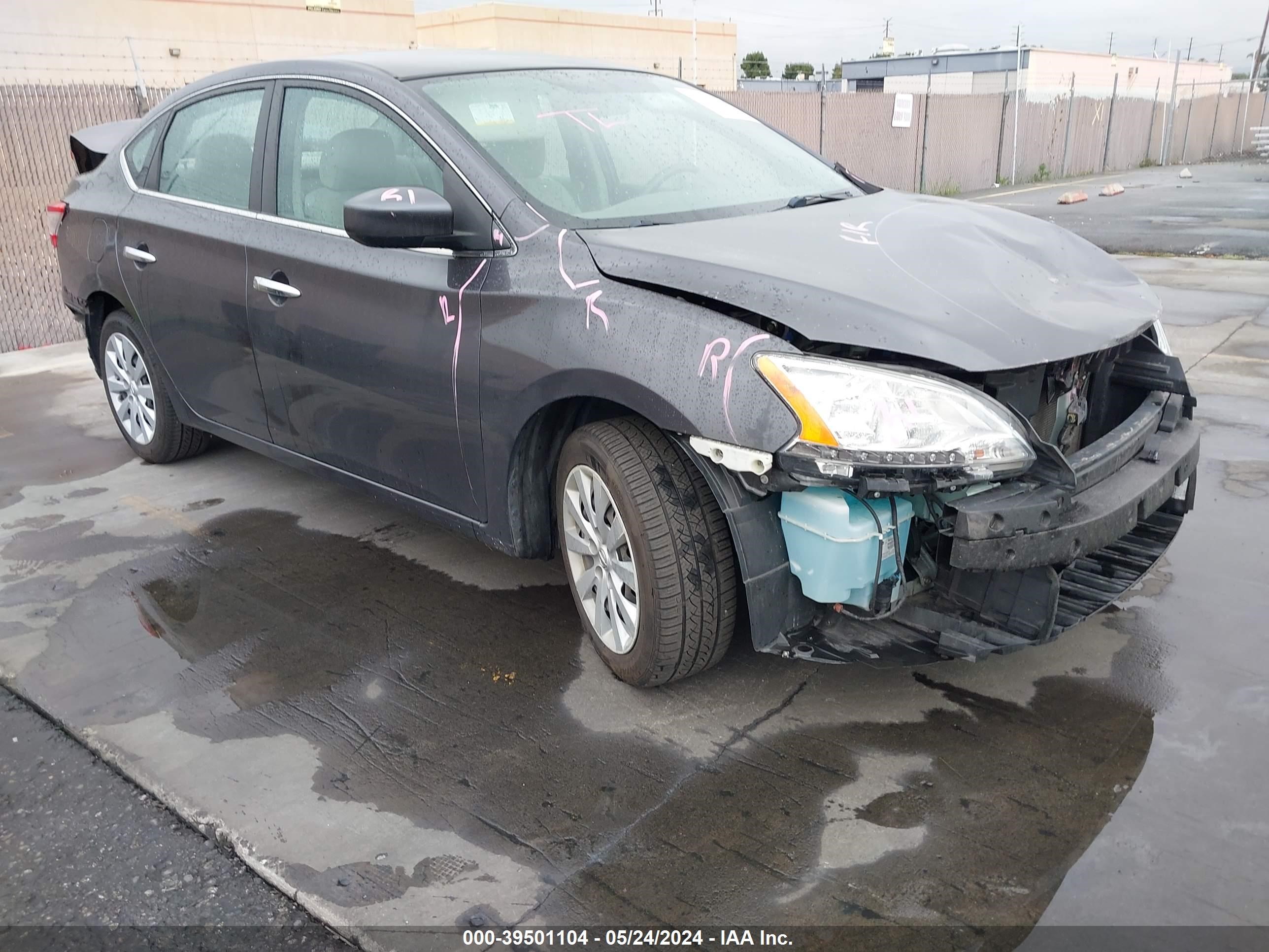 nissan sentra 2014 3n1ab7ap1ey238944