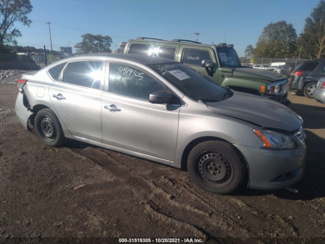 nissan sentra 2014 3n1ab7ap1ey256795