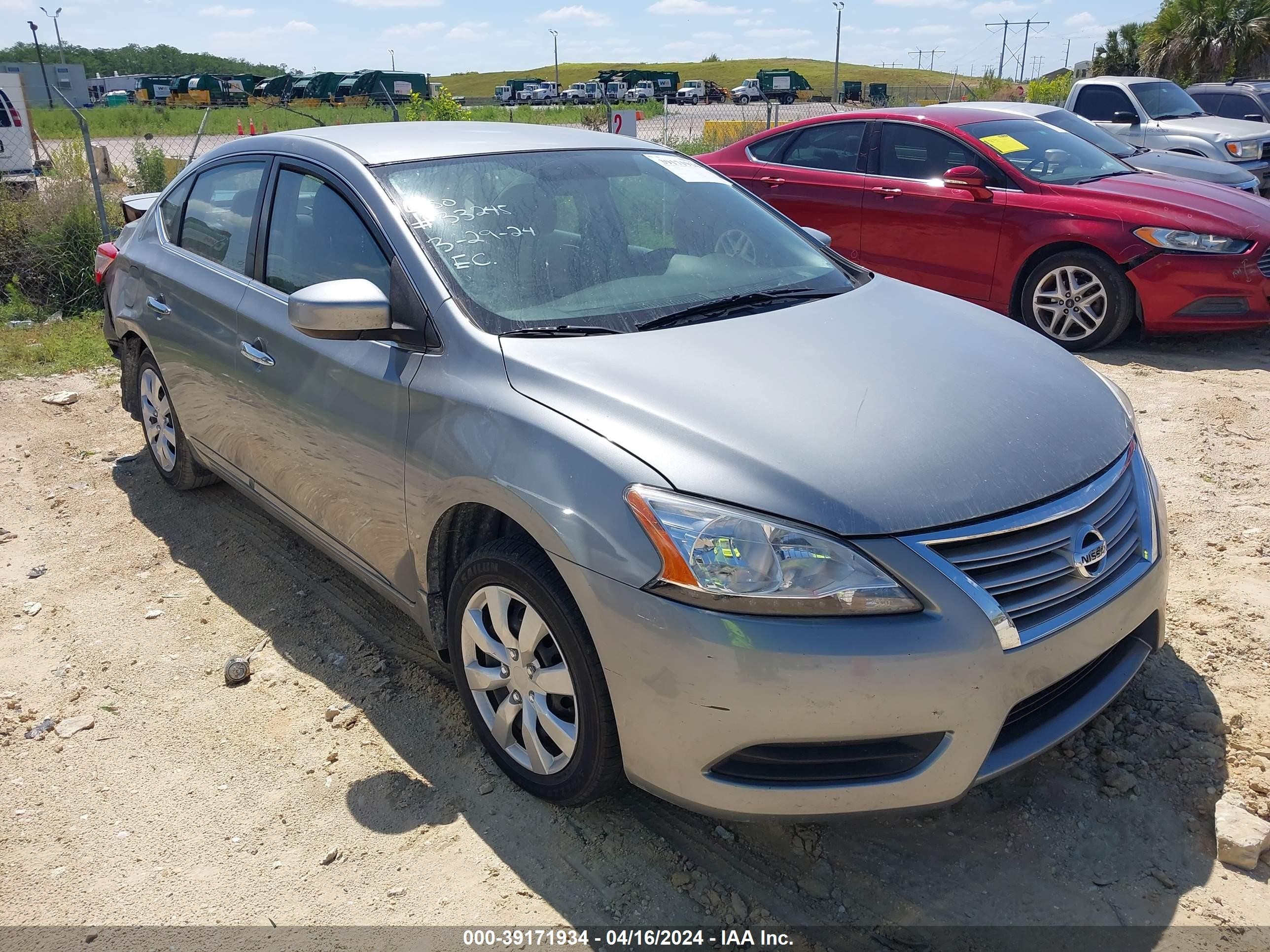 nissan sentra 2014 3n1ab7ap1ey310161