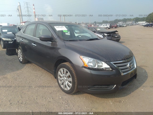 nissan sentra 2014 3n1ab7ap1ey325193