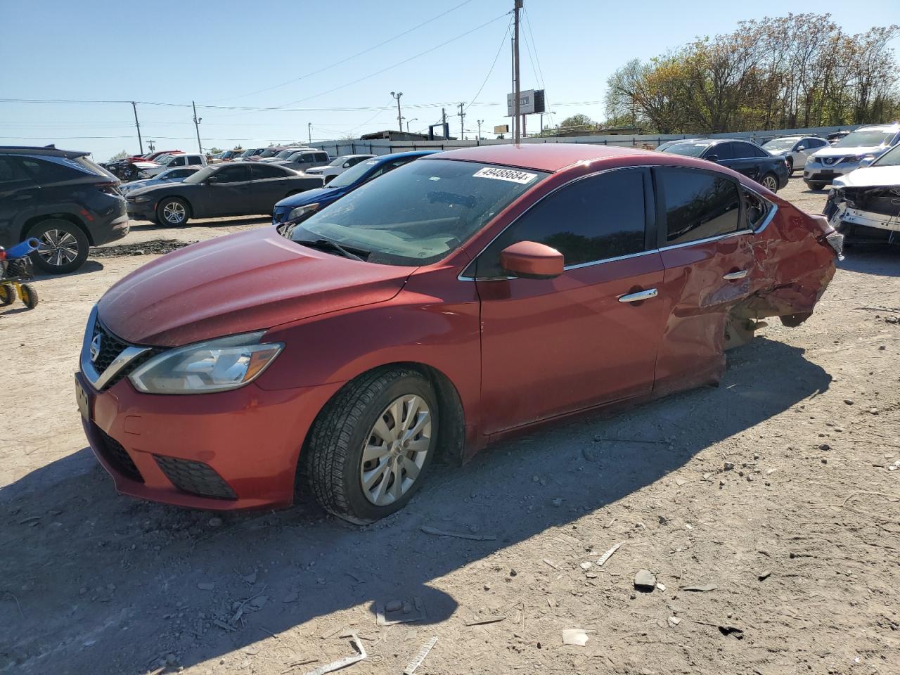 nissan sentra 2016 3n1ab7ap1gl642603