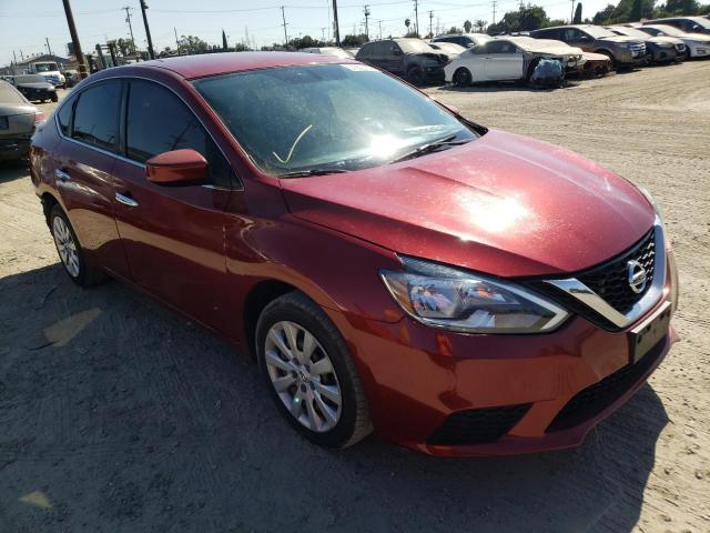 nissan sentra s 2016 3n1ab7ap1gy316805