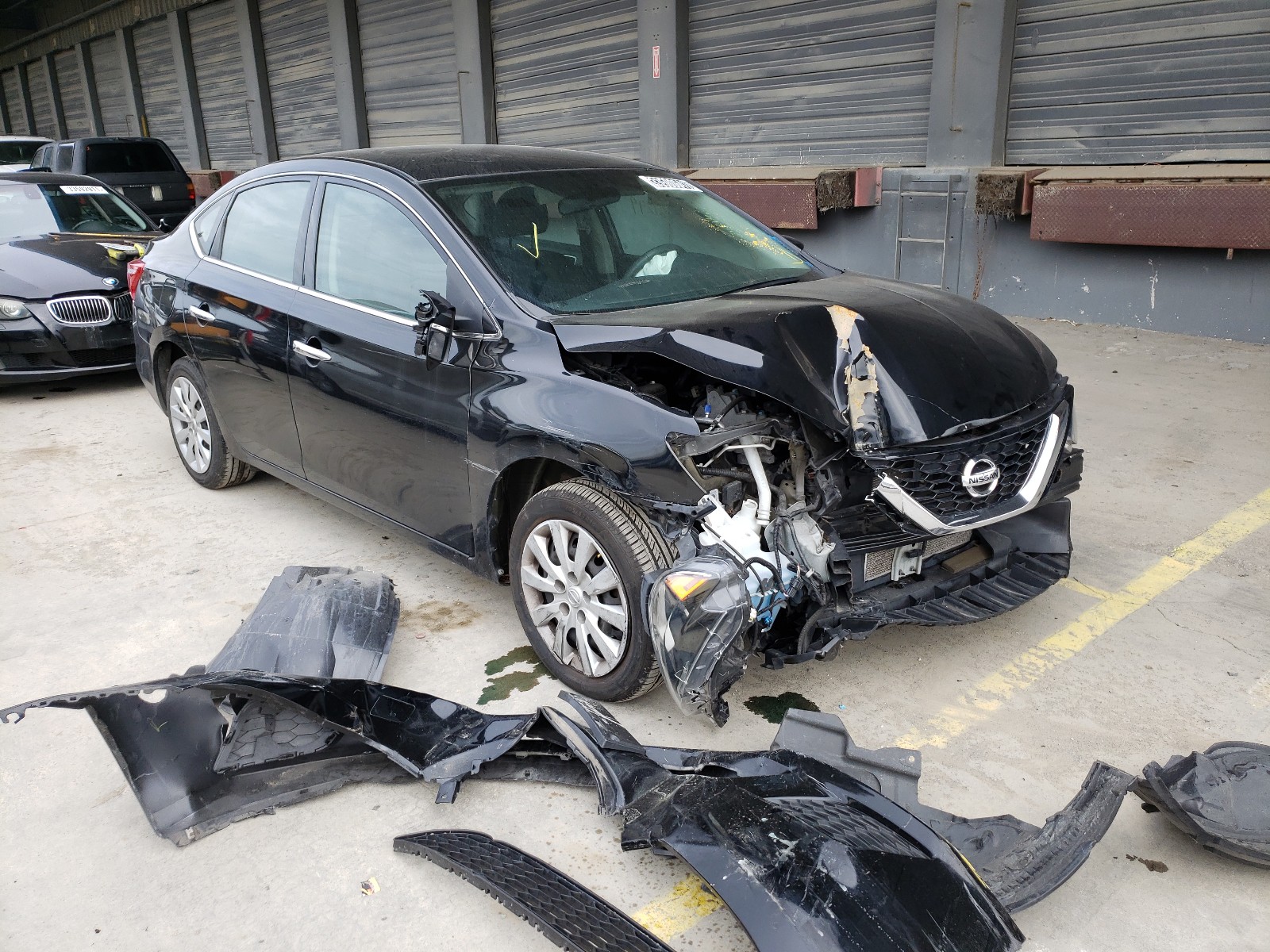 nissan sentra s 2017 3n1ab7ap1hl694685