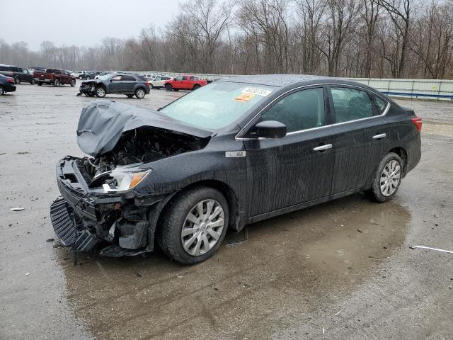 nissan sentra s 2017 3n1ab7ap1hl713316