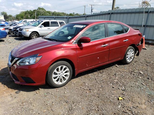 nissan sentra s 2018 3n1ab7ap1jy211284