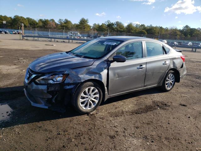 nissan sentra s 2019 3n1ab7ap1kl614440