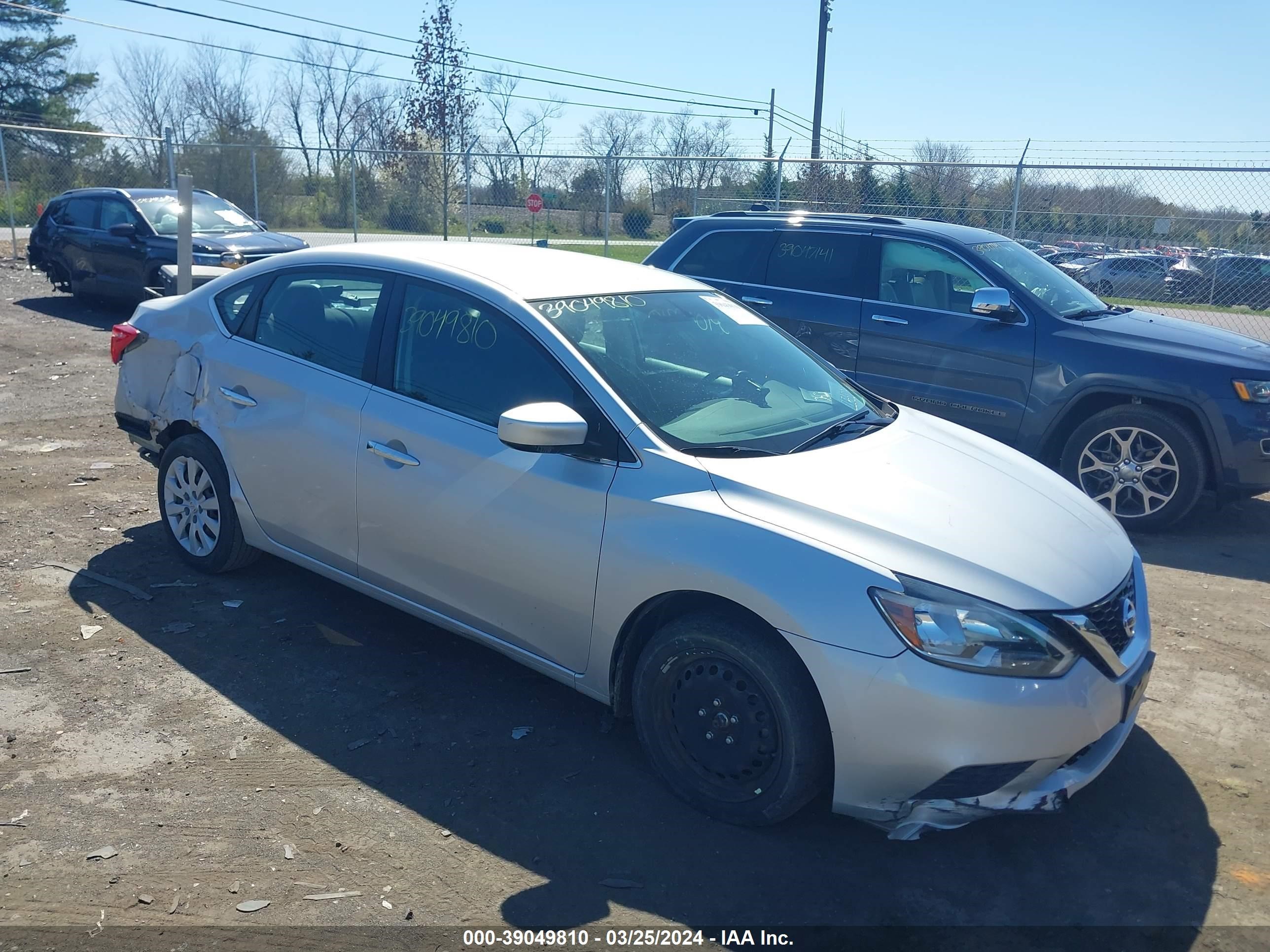 nissan sentra 2019 3n1ab7ap1ky269588